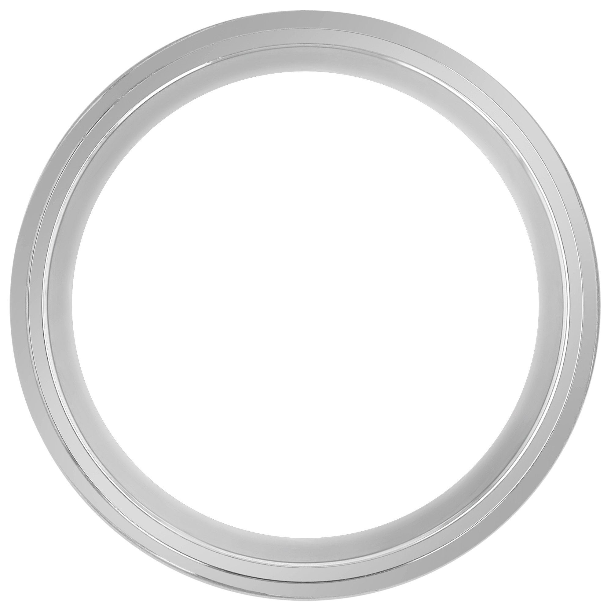 "Natural View"  Herren-Partnerring aus Edelstahl, silberfarbig, Gr. 68