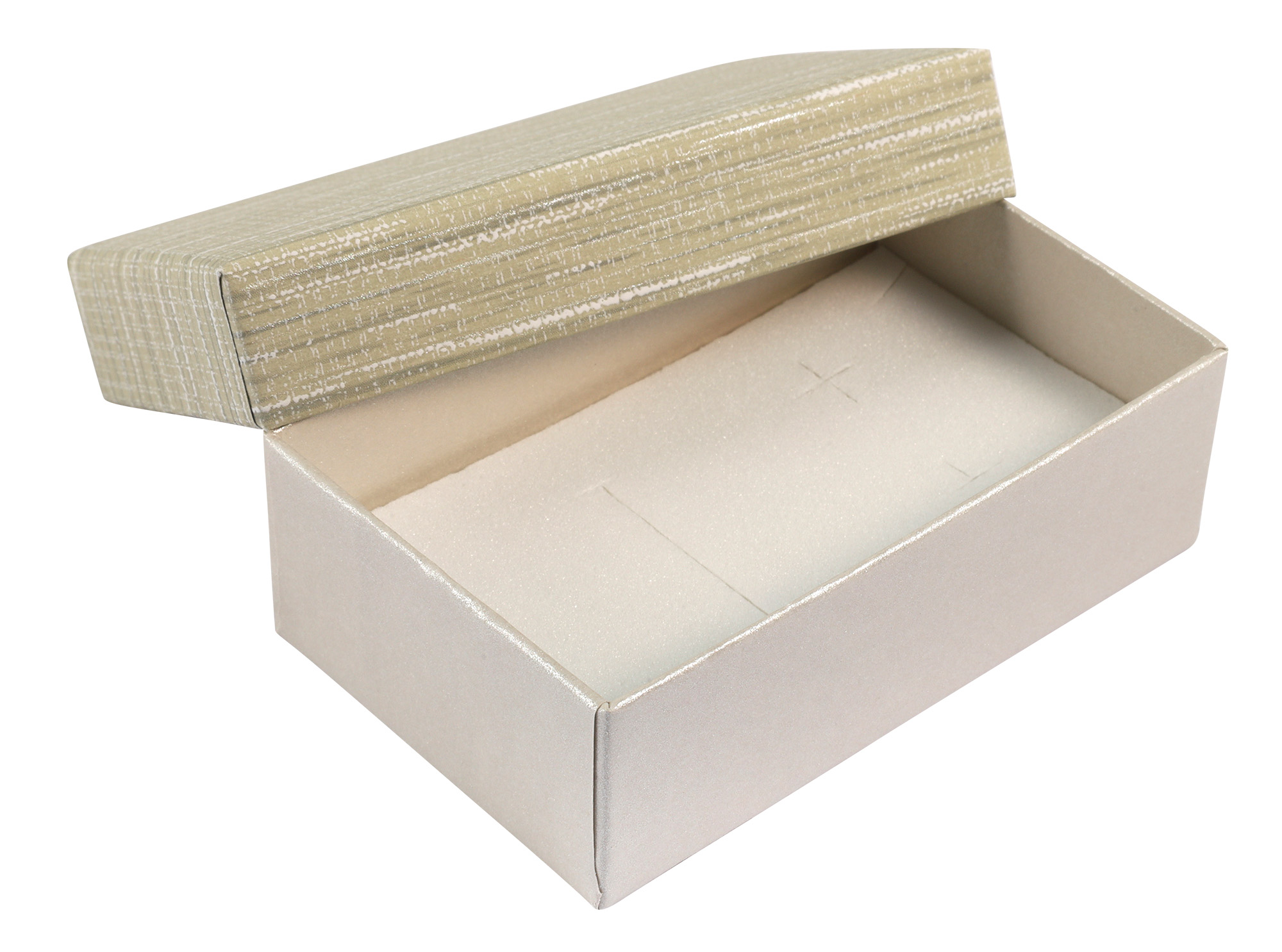 Papp Schmuckboxen, taupe, VE24, 5 x 8cm