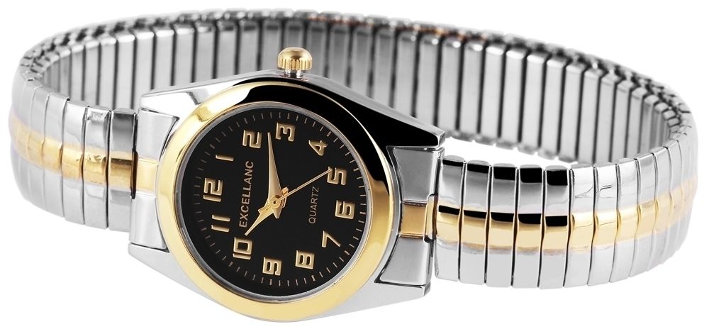Excellanc Damenuhr mit Edelstahlzugband