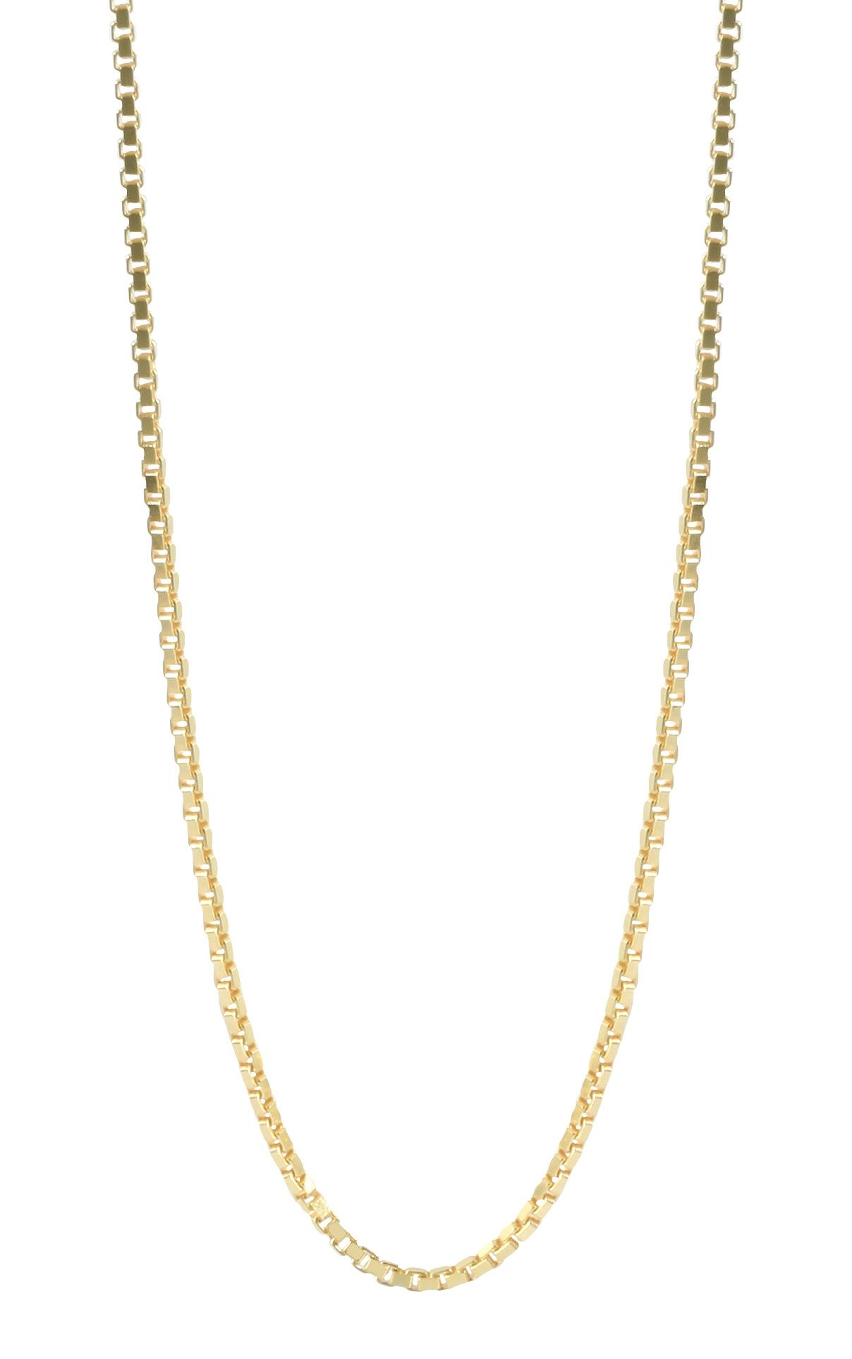 333/- Gold, Veneziakette "Lee" 8 Karat, Gelbgold, 40 cm/ 1 mm