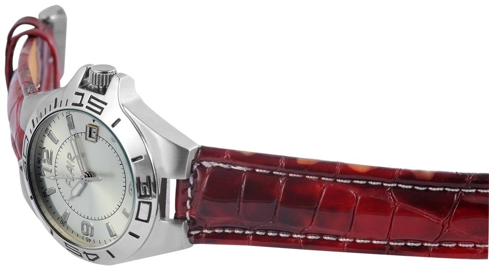 Flair Herrenuhr mit Echtlederarmband
