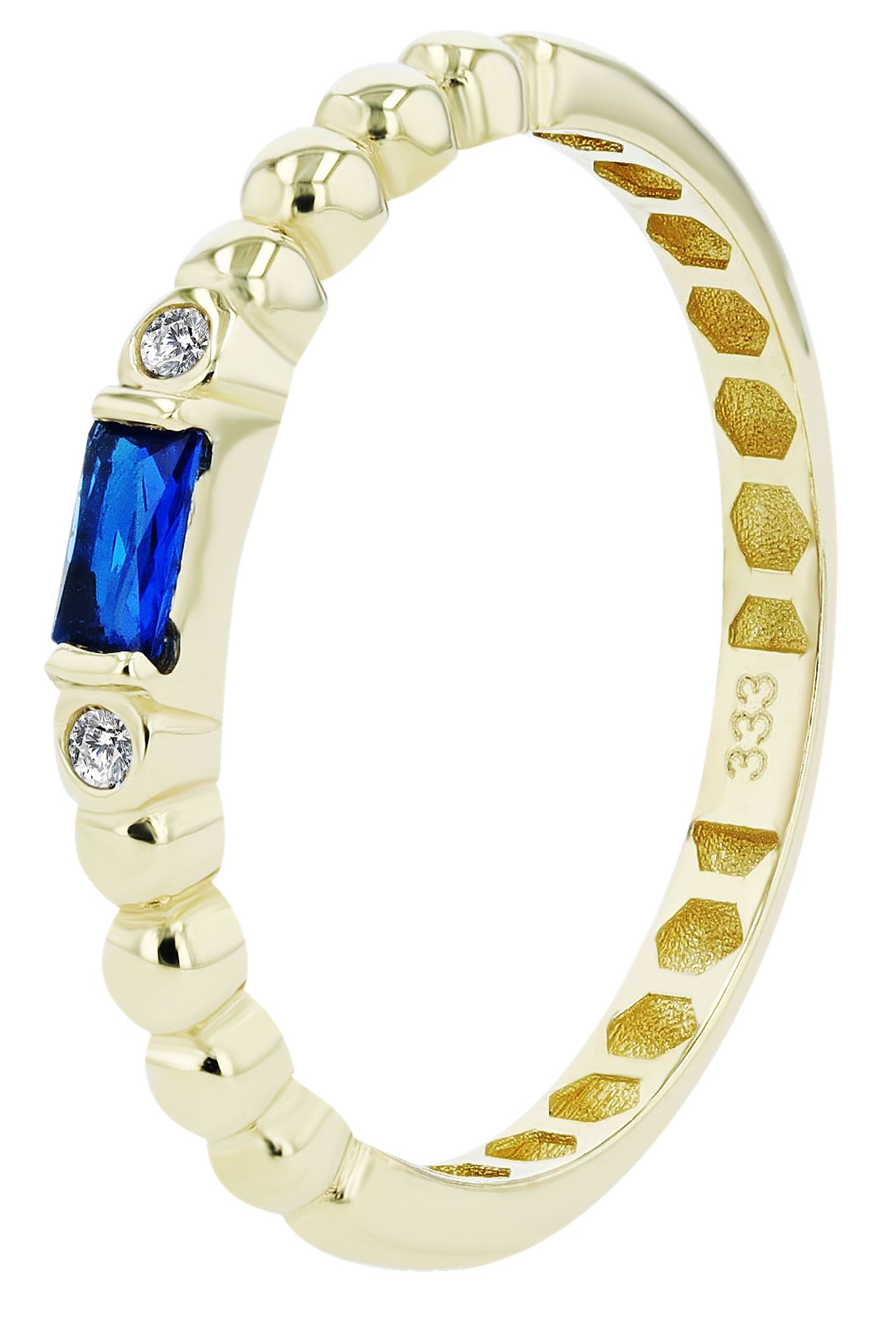 333/- Gold Ring "Petrea" mit Zirkonia, 8 Karat, Goldfarbig, Gr. 52
