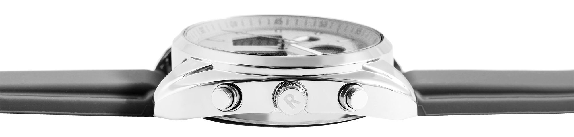 Kenneth Cole Reaction Analog-Digital Herrenuhr, silberfarben/grau