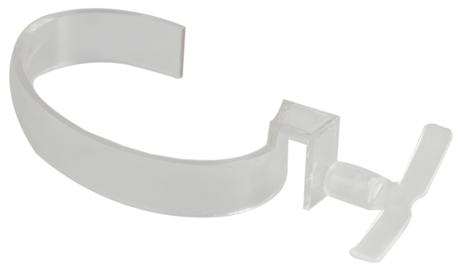C-Ring Tranparent mit Fuß für Rillen