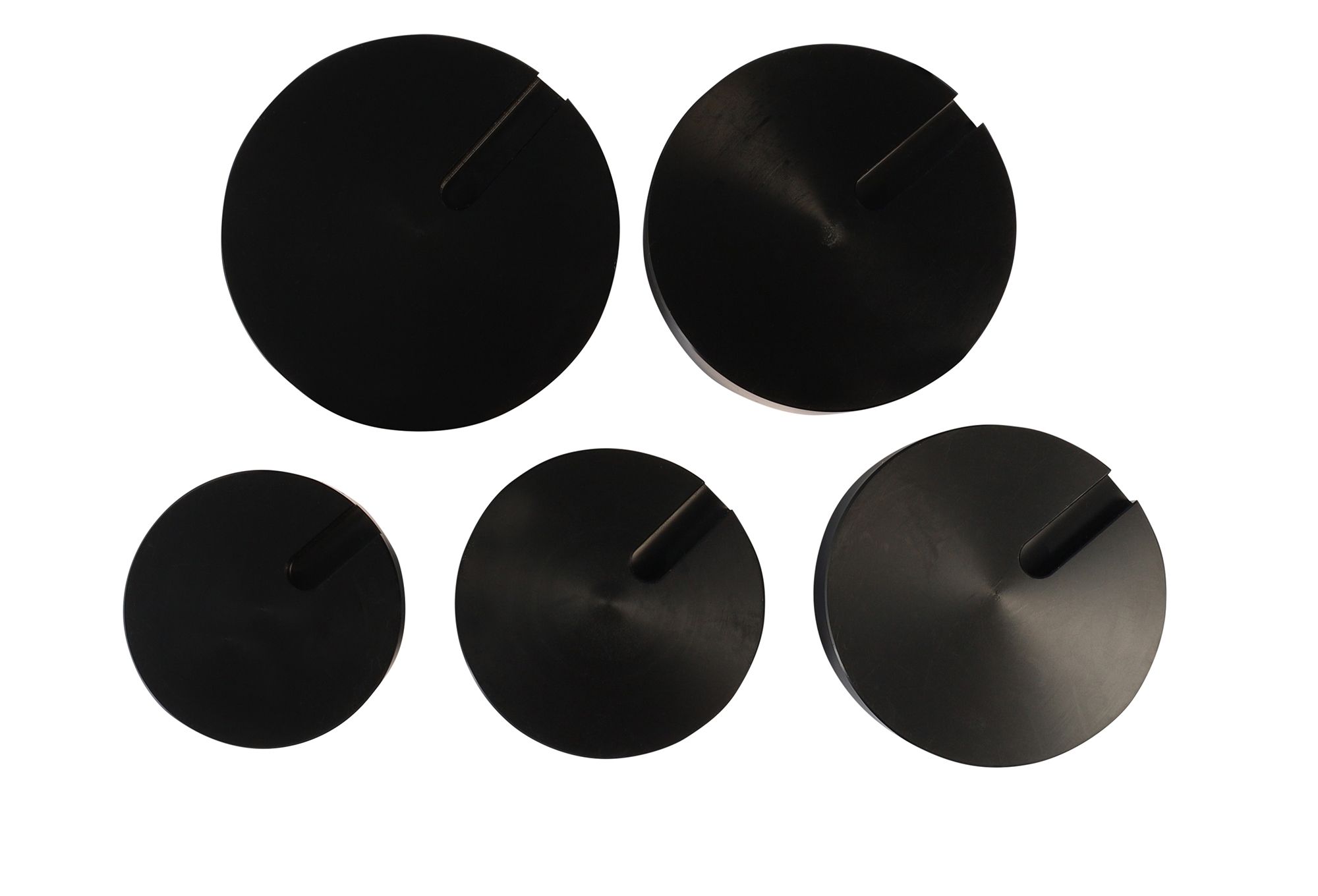 Druckstücke für Gehäuseschließer, 5 tlg., Ø 44 - 64 mm, Nr. CH-3039