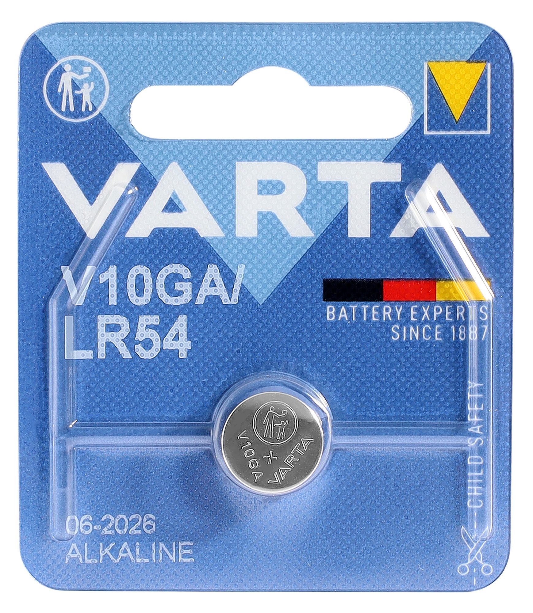 Varta 1,5V Silver Batterie V10GA/LR54, 1er Blister