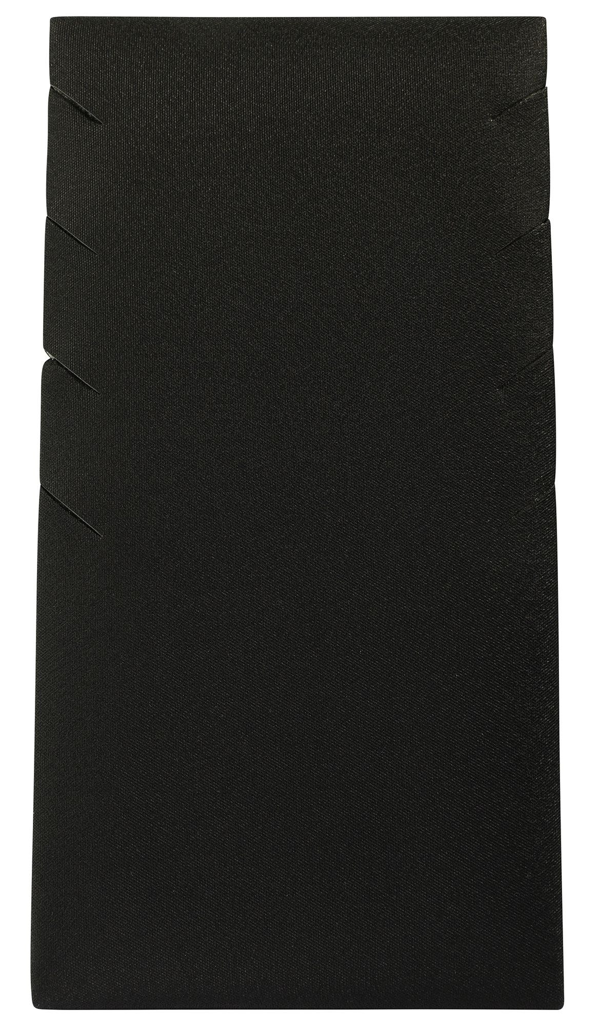 Aufsteller für 4 Ketten (Dekoserie Soft), PU-bezogen, 13,5 cm, schwarz