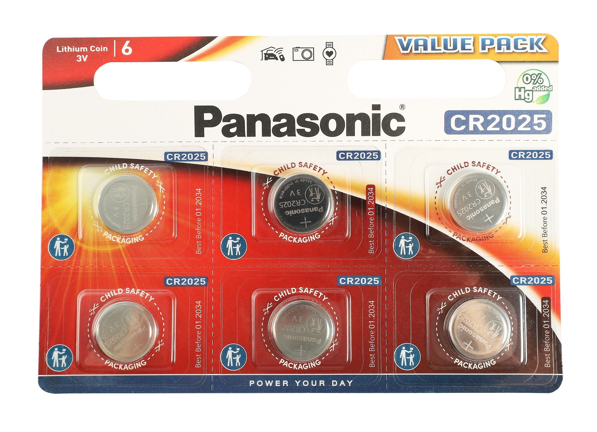 Panasonic Lithium Power, 3V, 6er Blister
