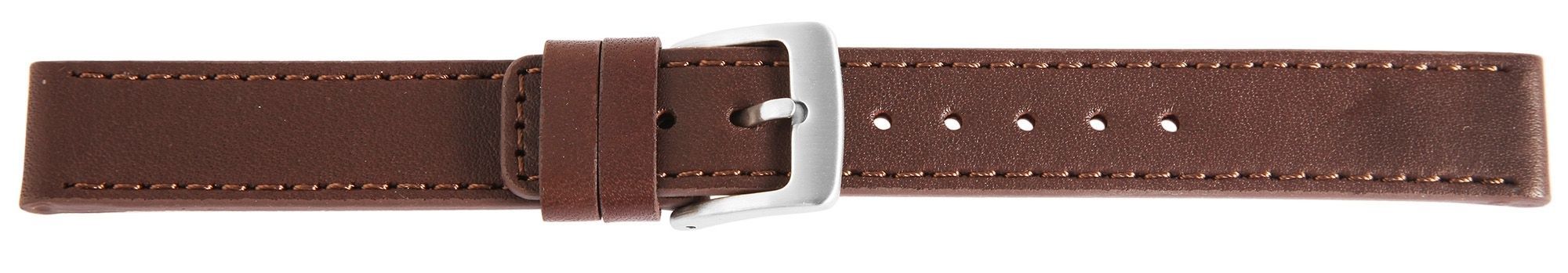 Echt Lederband, 16 mm, dunkelbraun
