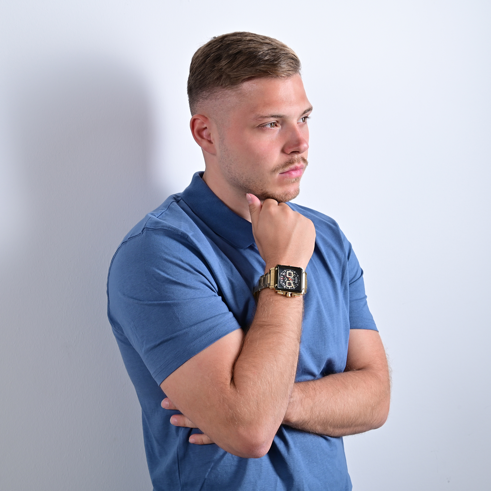 Raptor Limited Herrenuhr "Oscar" mit Edelstahlarmband