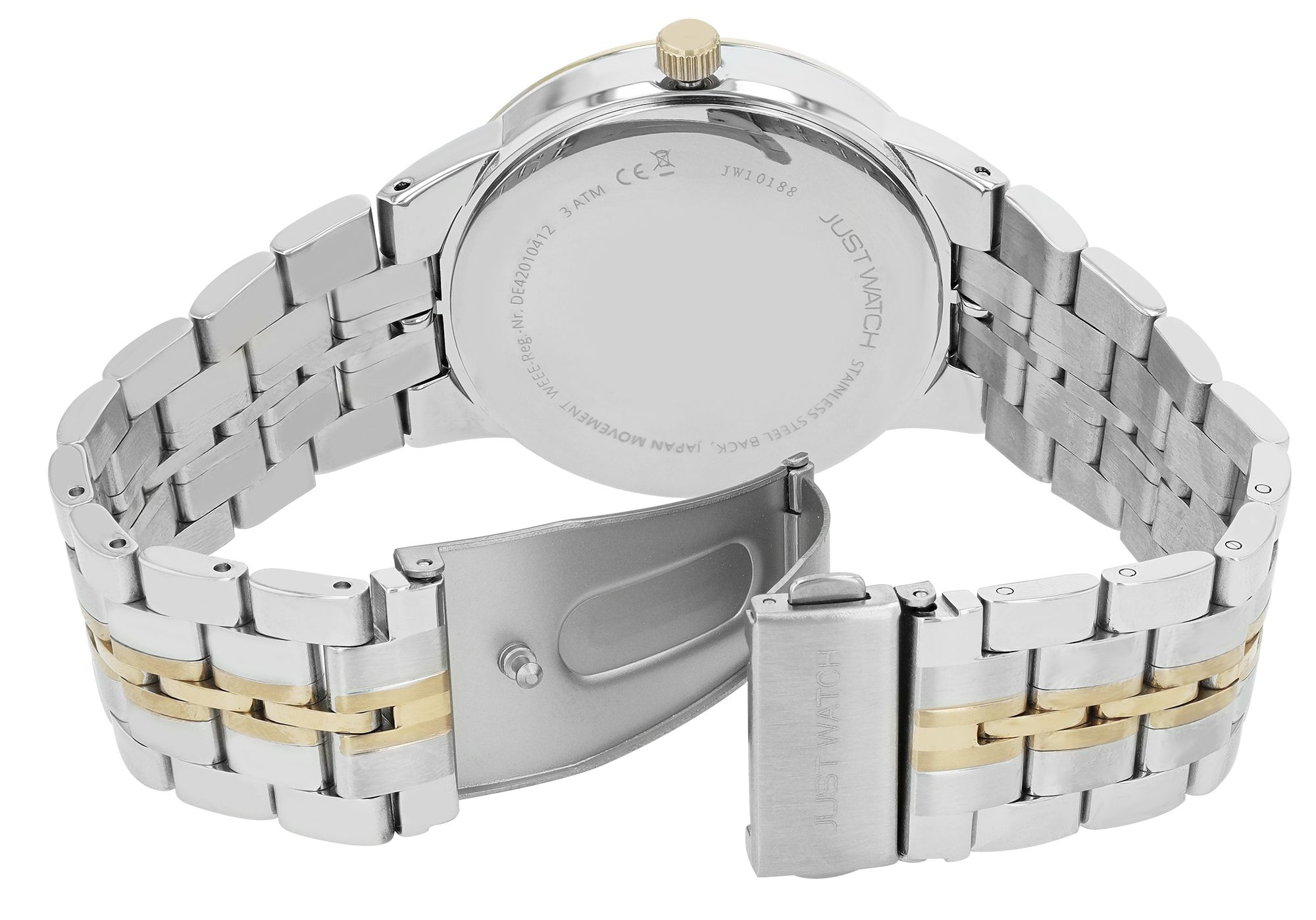 Just Watch Unisexuhr mit Edelstahlarmband, bicolor