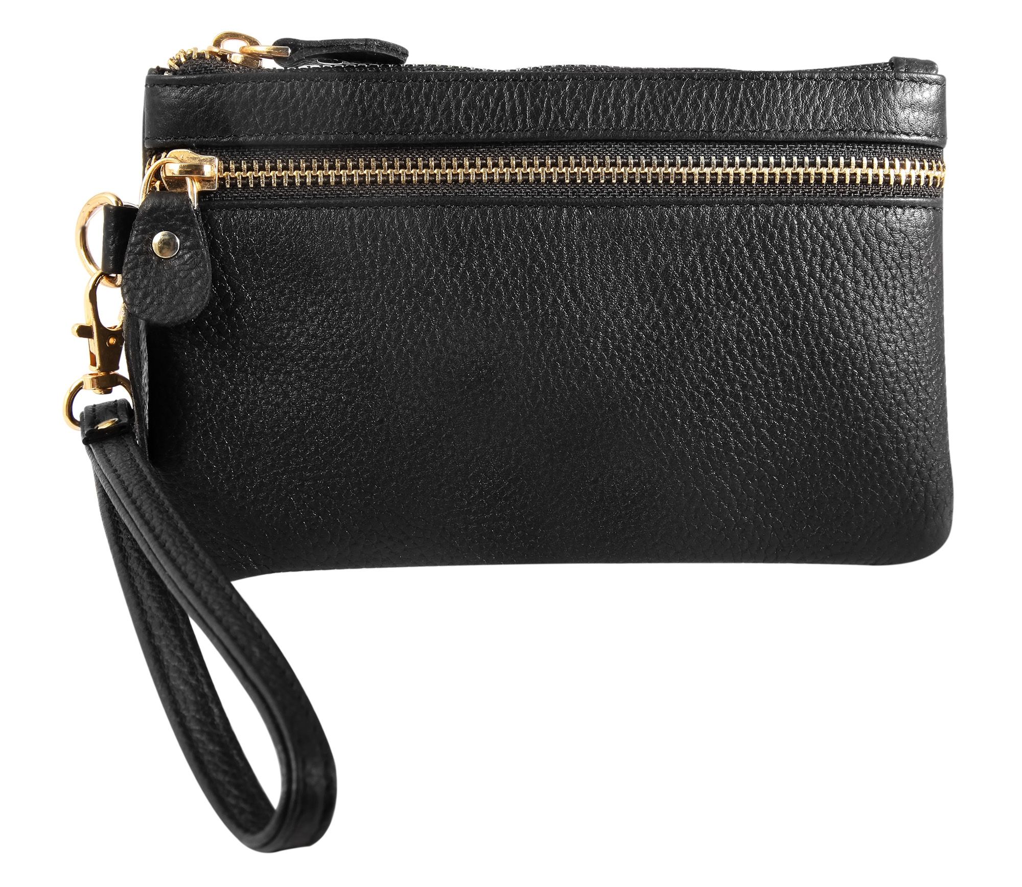 Leonardo Verrelli Geschenkset mit kleiner Handtasche und Kartenmäppchen, schwarz