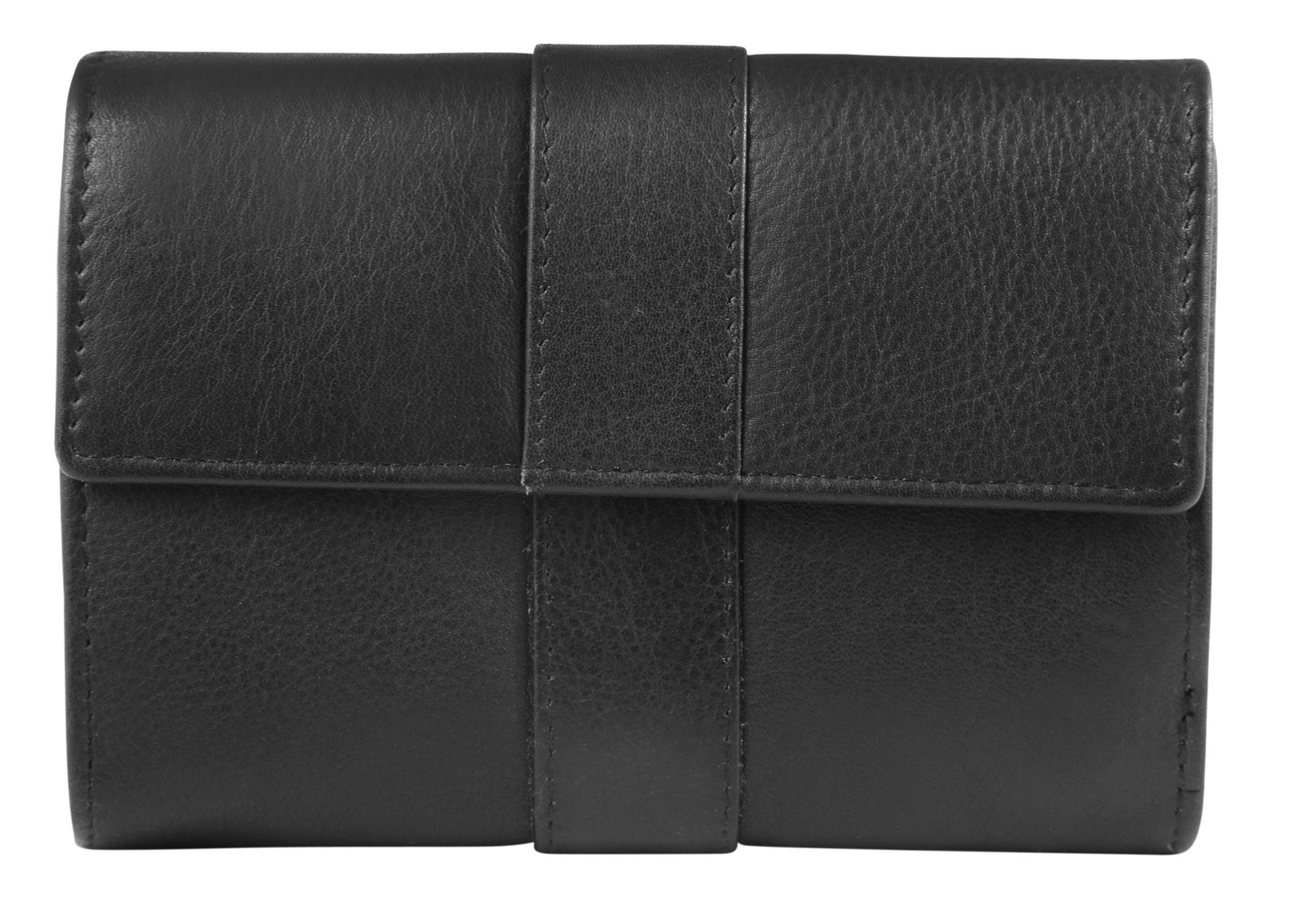 Leonardo Verrelli Geldbörse in schwarz, RFID Safe