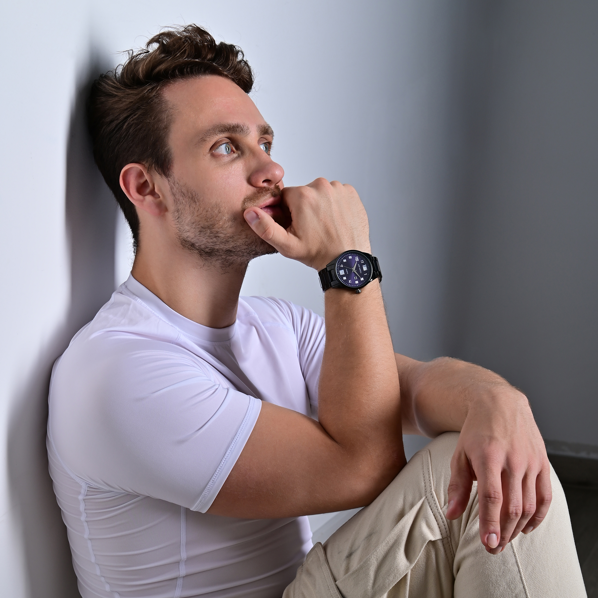 JUST WATCH Herrenuhr mit Edelstahlarmband