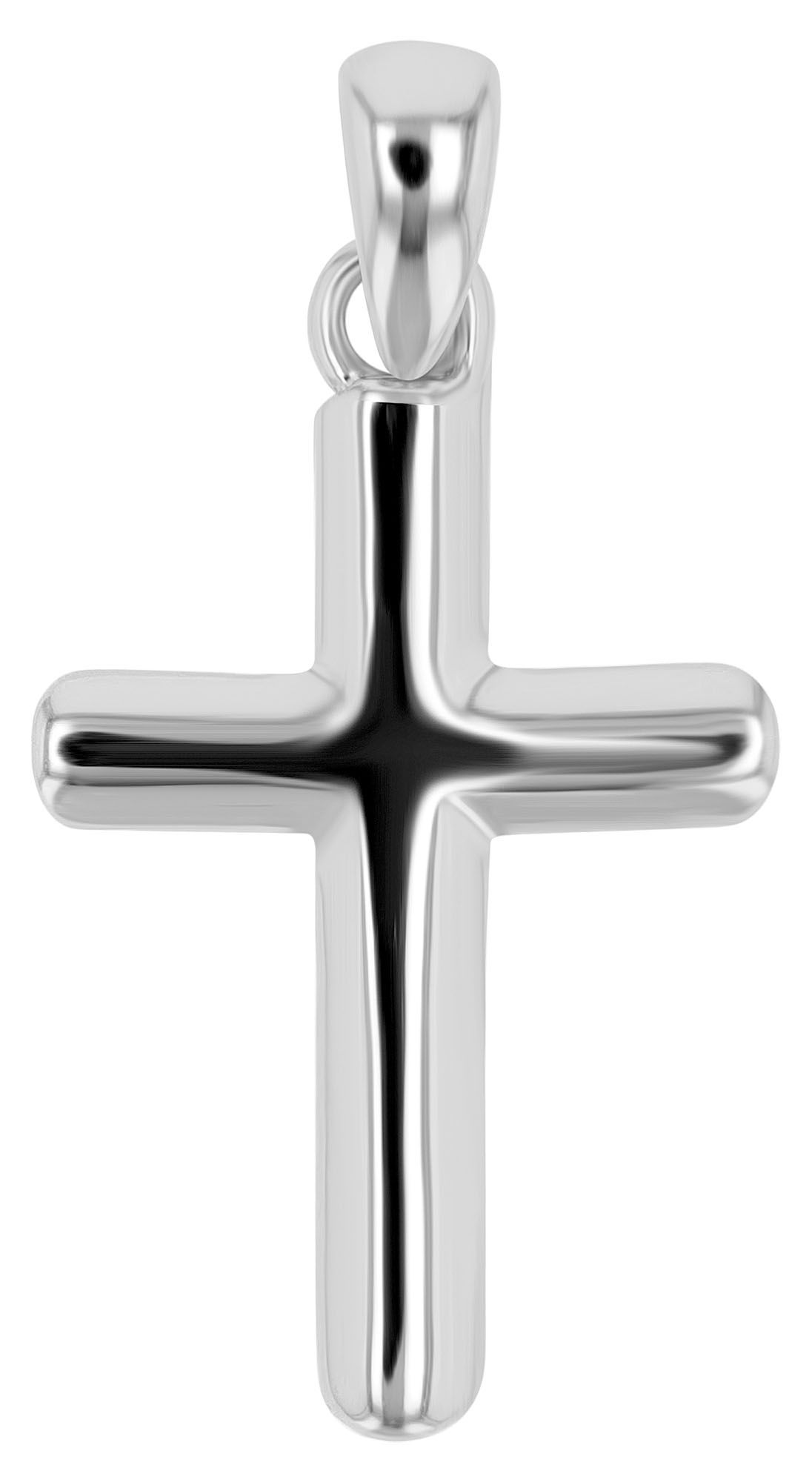 "Esther" - 925/- Echt Silber Anhänger - Kreuz, rhodiniert