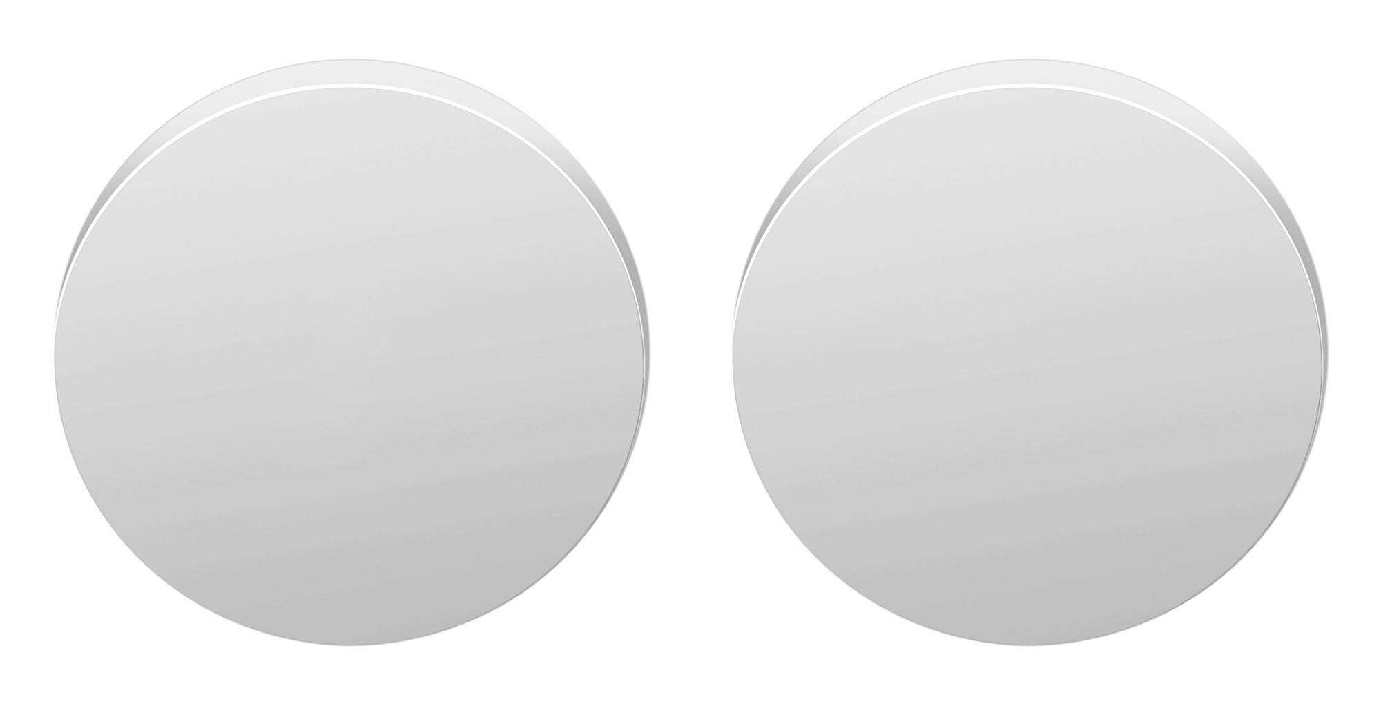 "Saima" Edelstahl Ohrstecker, Plättchen Ø 10 mm, silberfarben