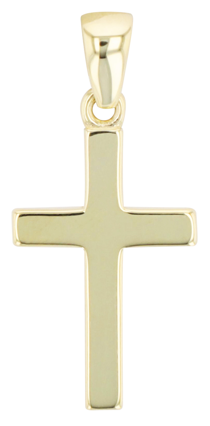 333/- Gold Anhänger "Leoca", Kreuz, Gelbgold, 8 Karat