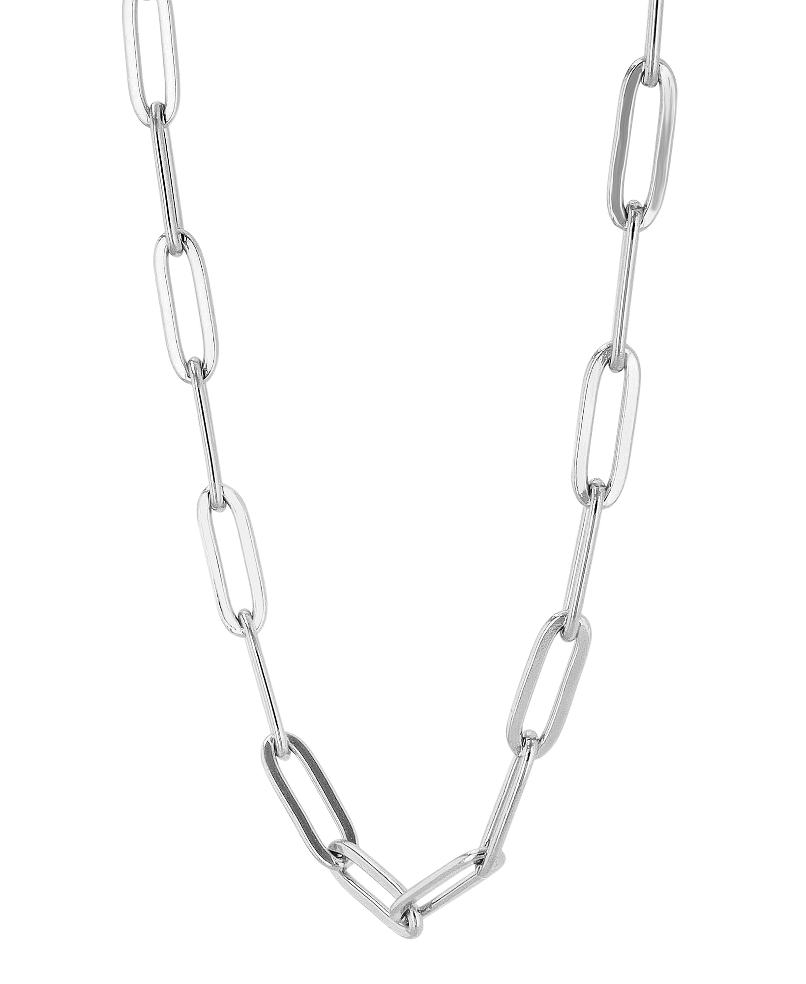 "Kamika" Edelstahl Gliederkette, 40cm/ 3 mm, silberfarben