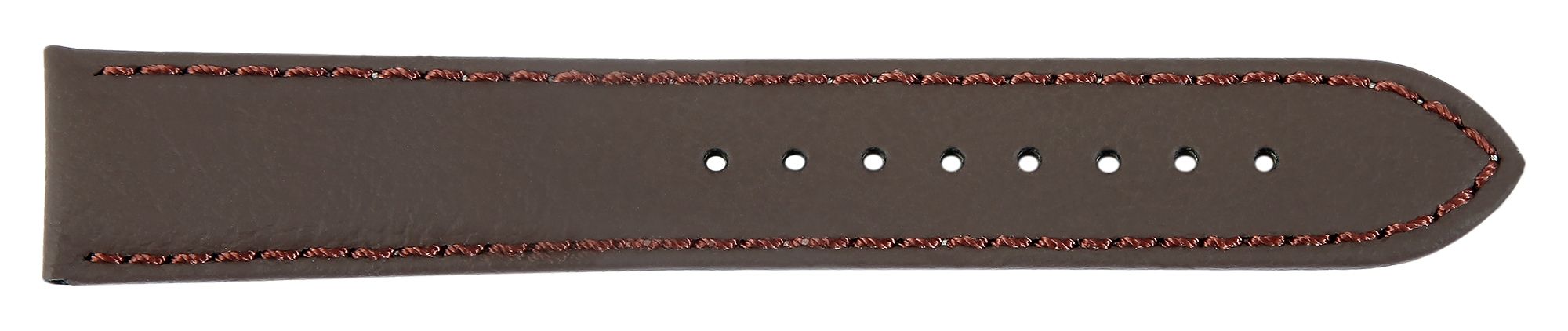 Echtleder-Uhrenarmband, dunkelbraun
