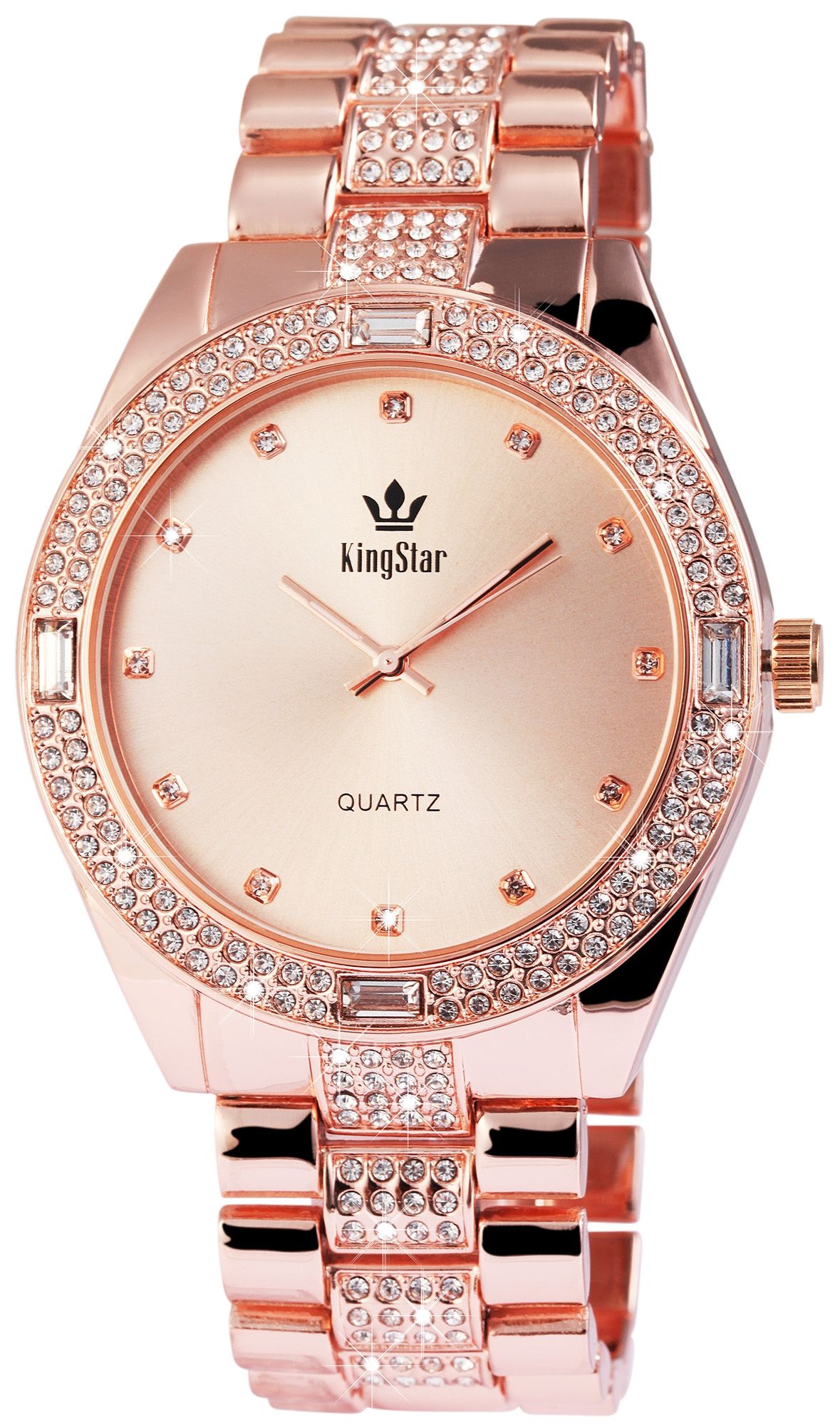 King Star Herrenuhr mit Metallarmband