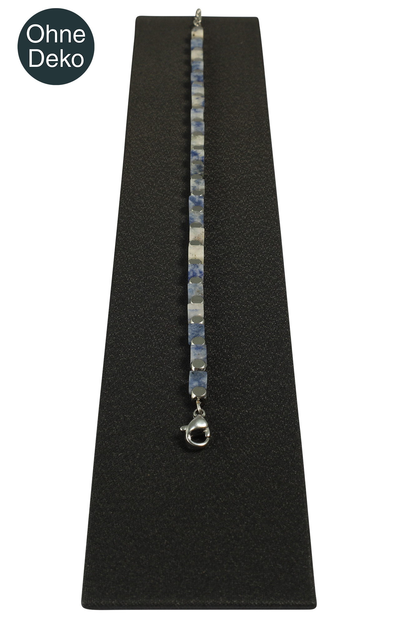 Aufsteller für Armbänder /Dekoserie Soft), PU-bezogen, Breite 4 cm, schwarz