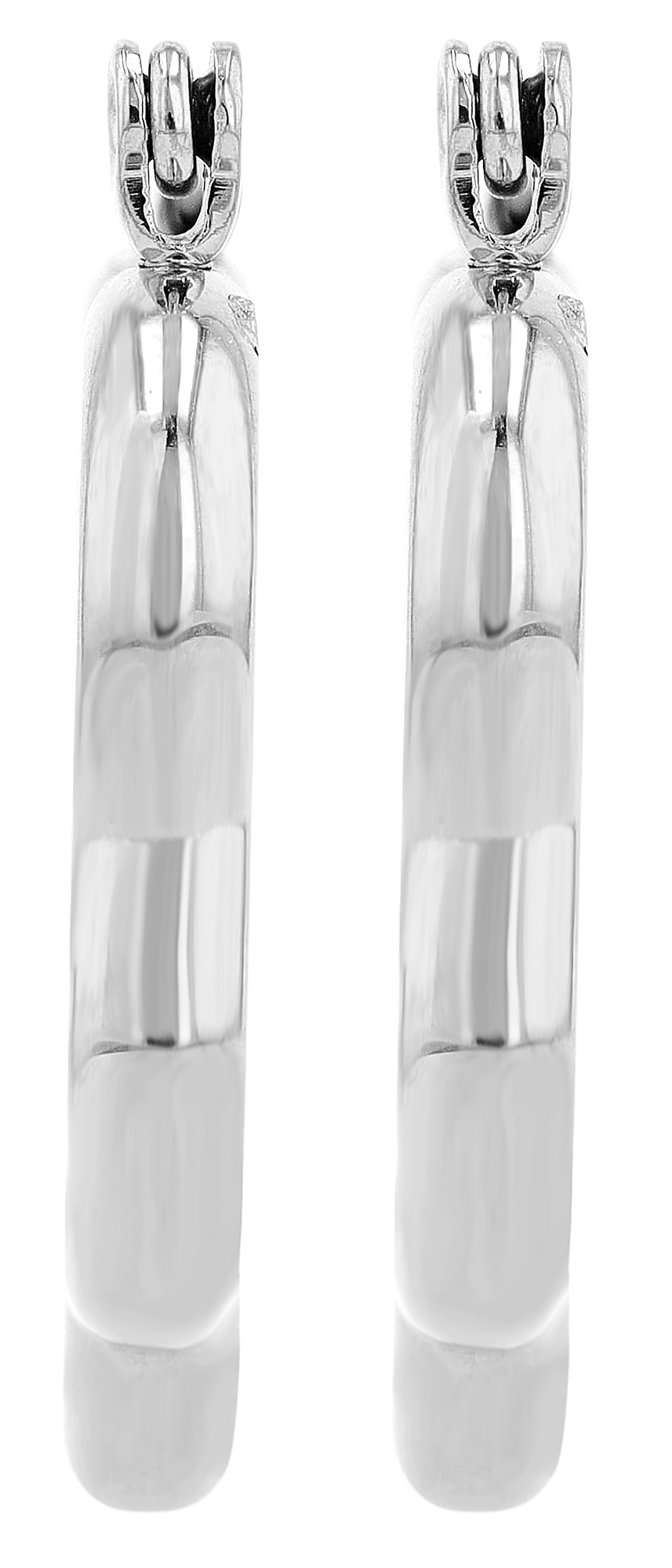 "Hely" Edelstahl Creolen Ø 20 mm, silberfarben