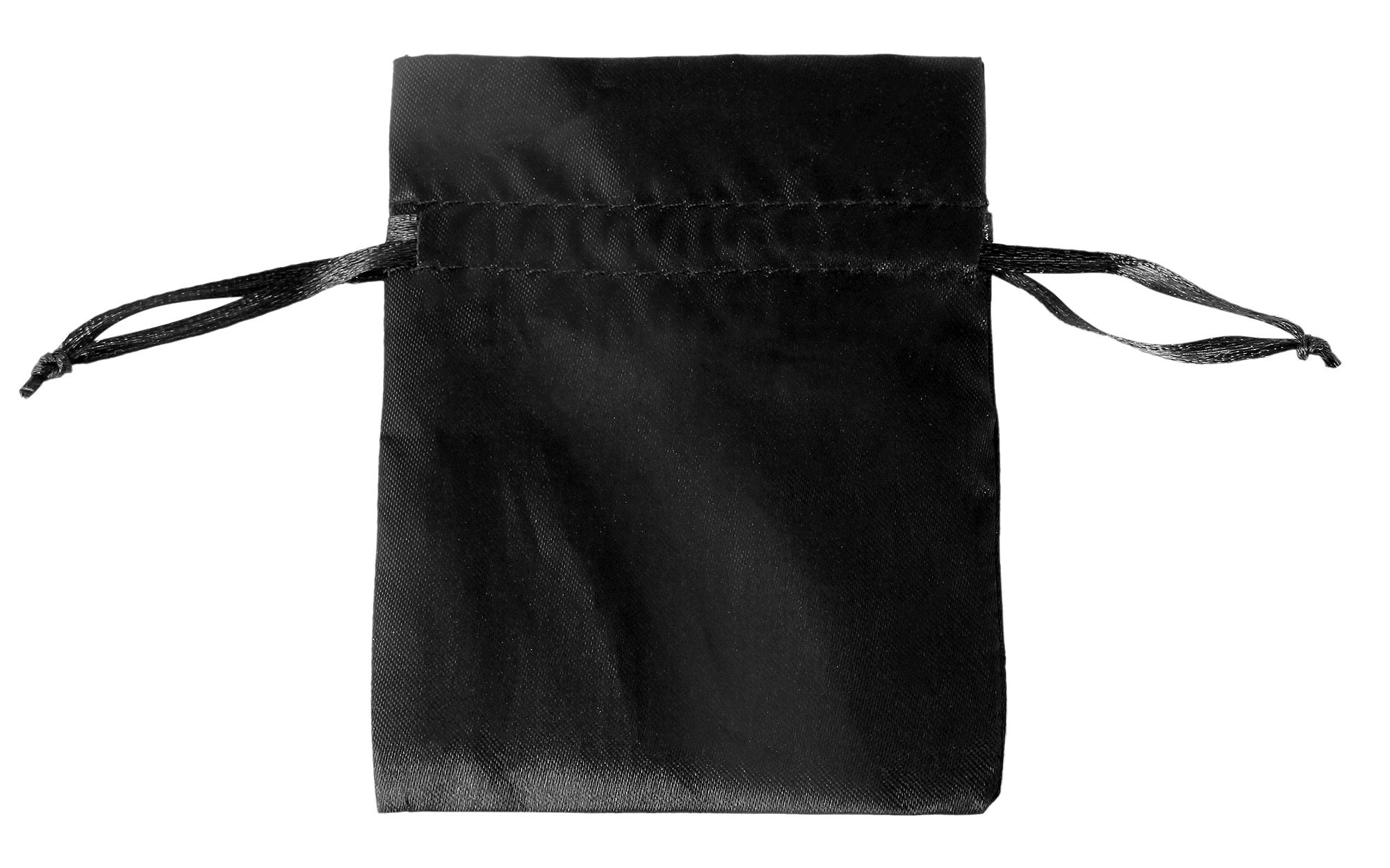 Schmuckbeutel aus Polyester, VE 50, schwarz, 15 x 20 cm