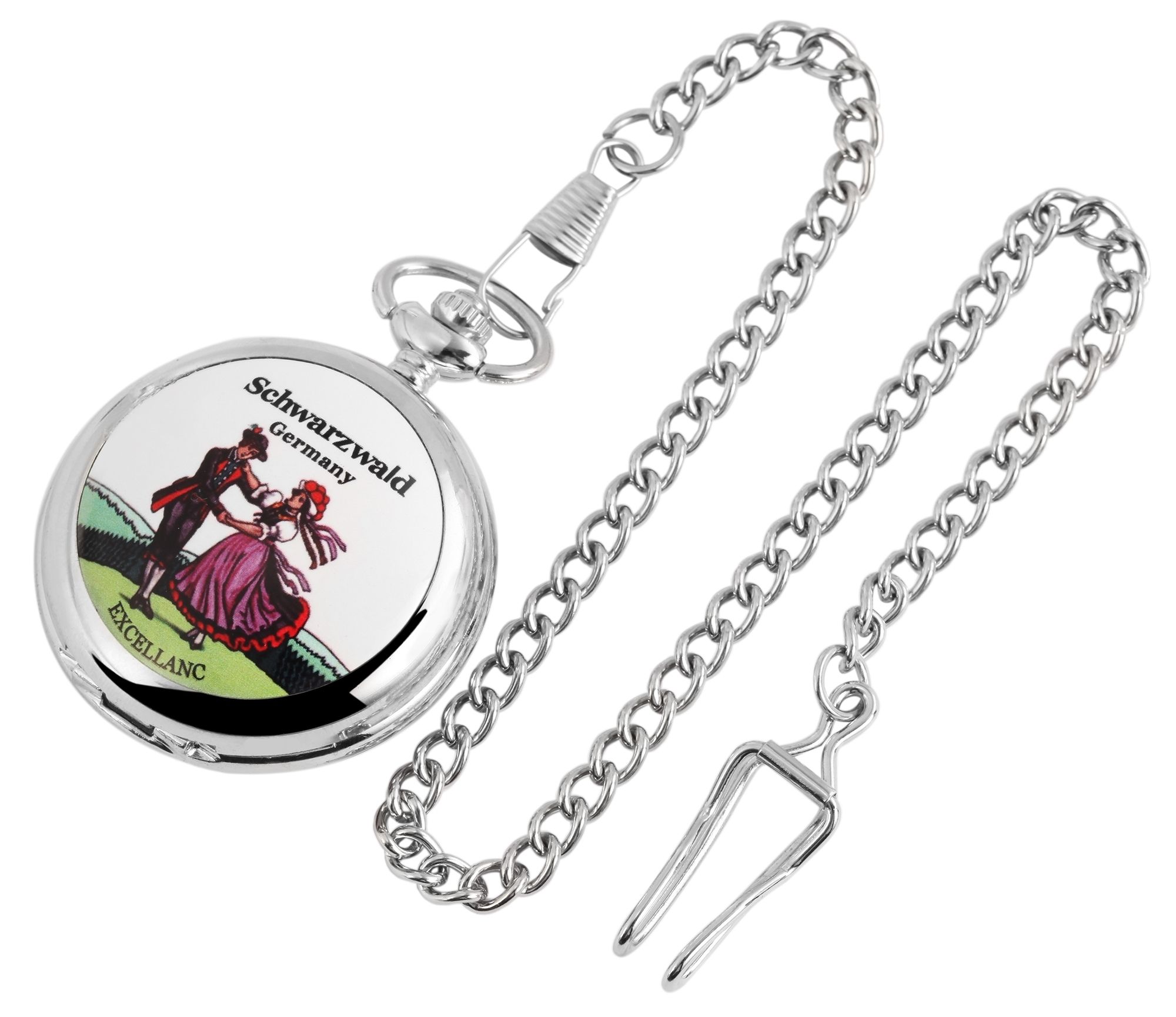 Excellanc Taschenuhr mit Motiv SCHWARZWALD