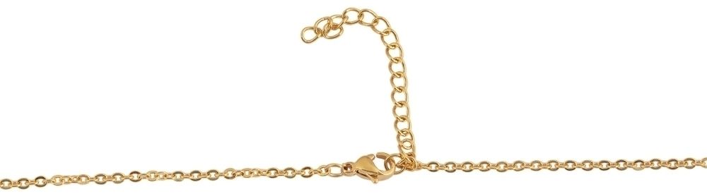Akzent Edelstahl Damen Ankerkette, Länge: 45 cm / Stärke: 2 mm