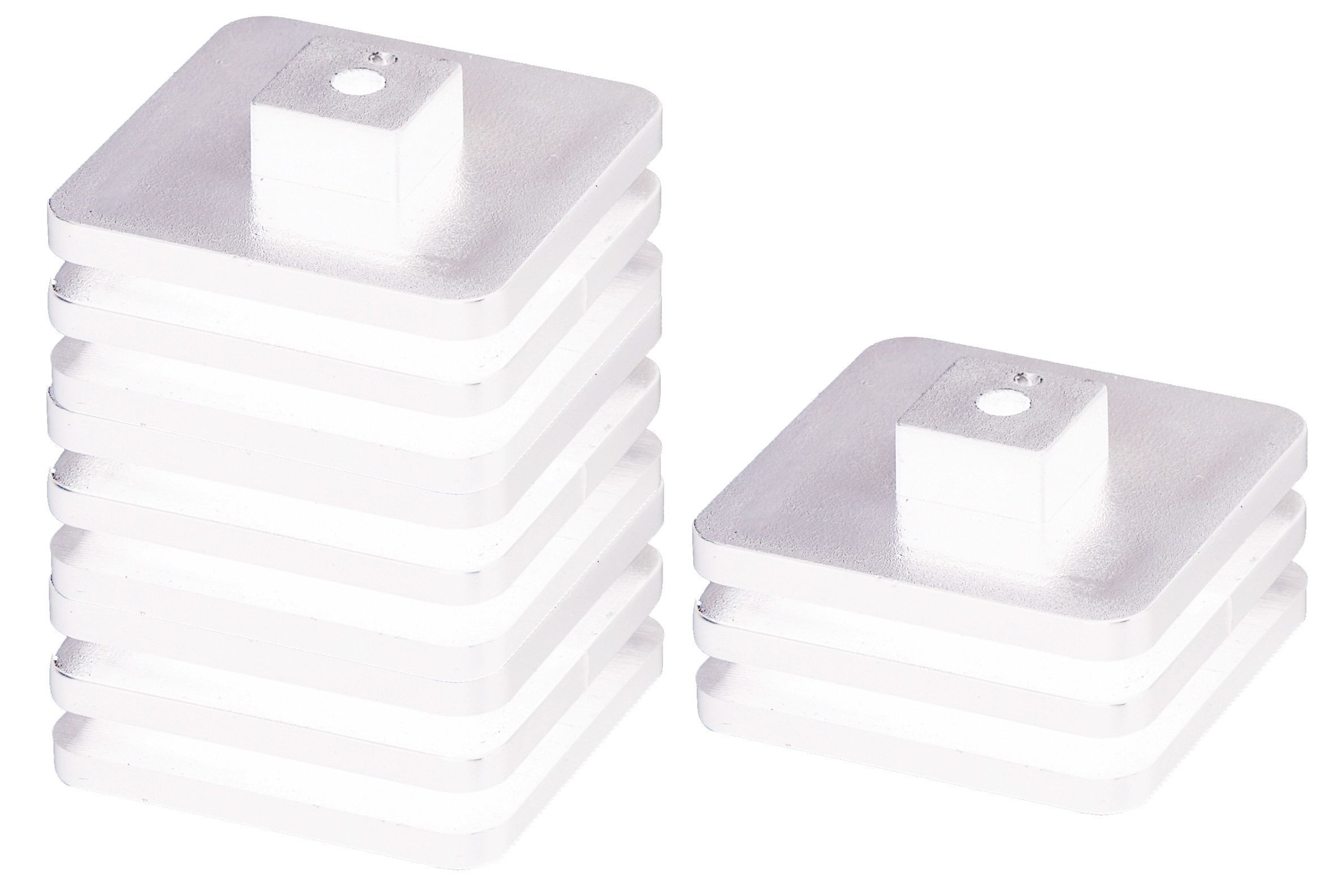 Kleiner Uhrenständer, transparent (ohne Deko), 4,5 cm x 4,5 cm x 2,7 cm