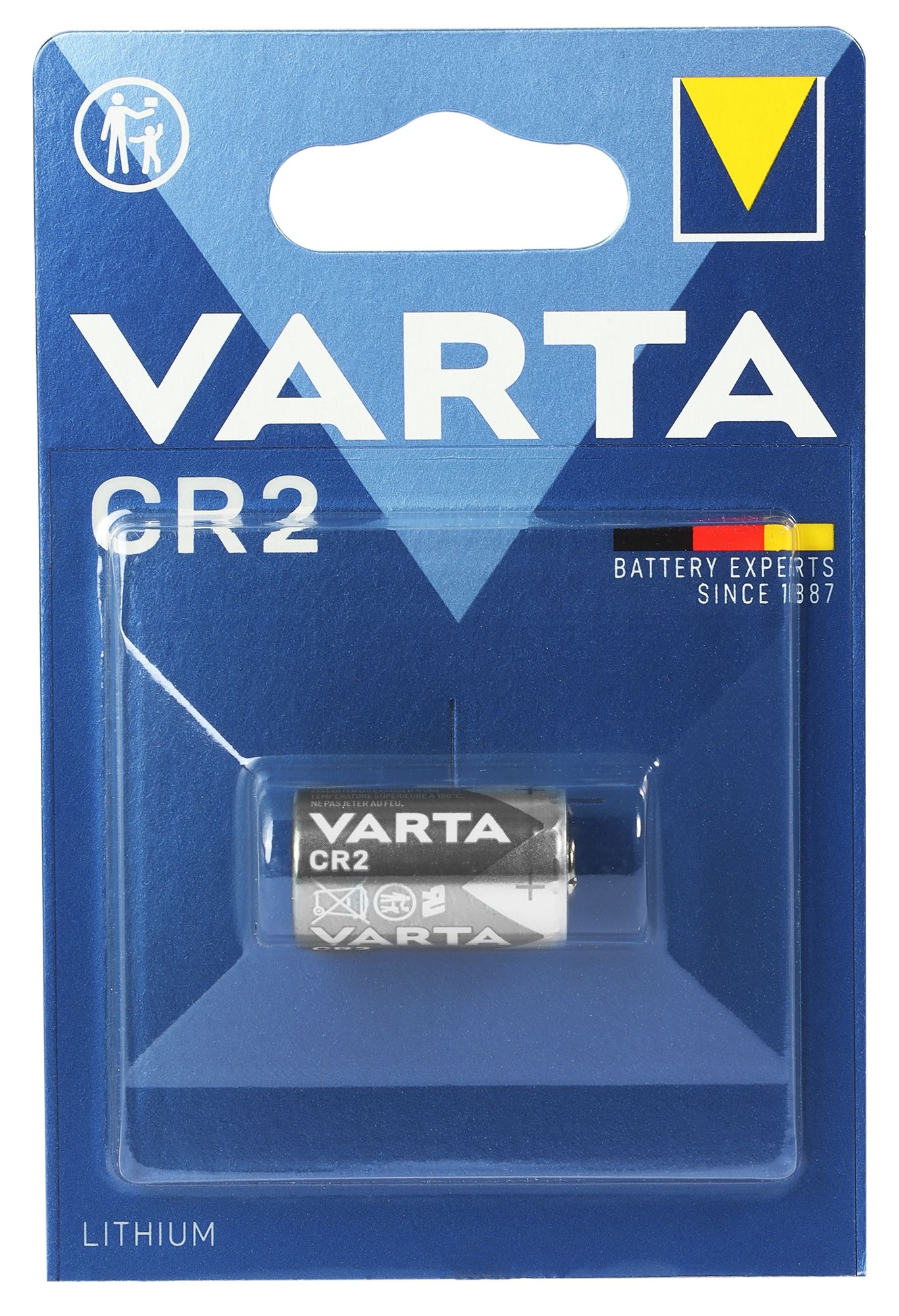 Varta Lithium, CR2, 1er Blister
