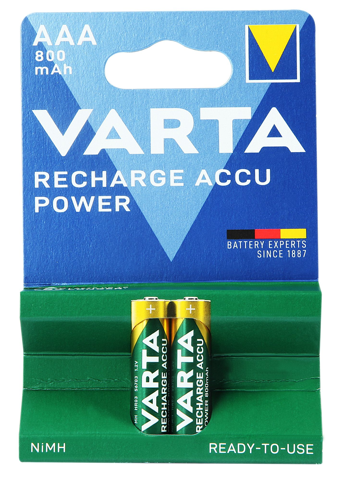 Varta Rechargeable Accu AAA, 2er Blister
