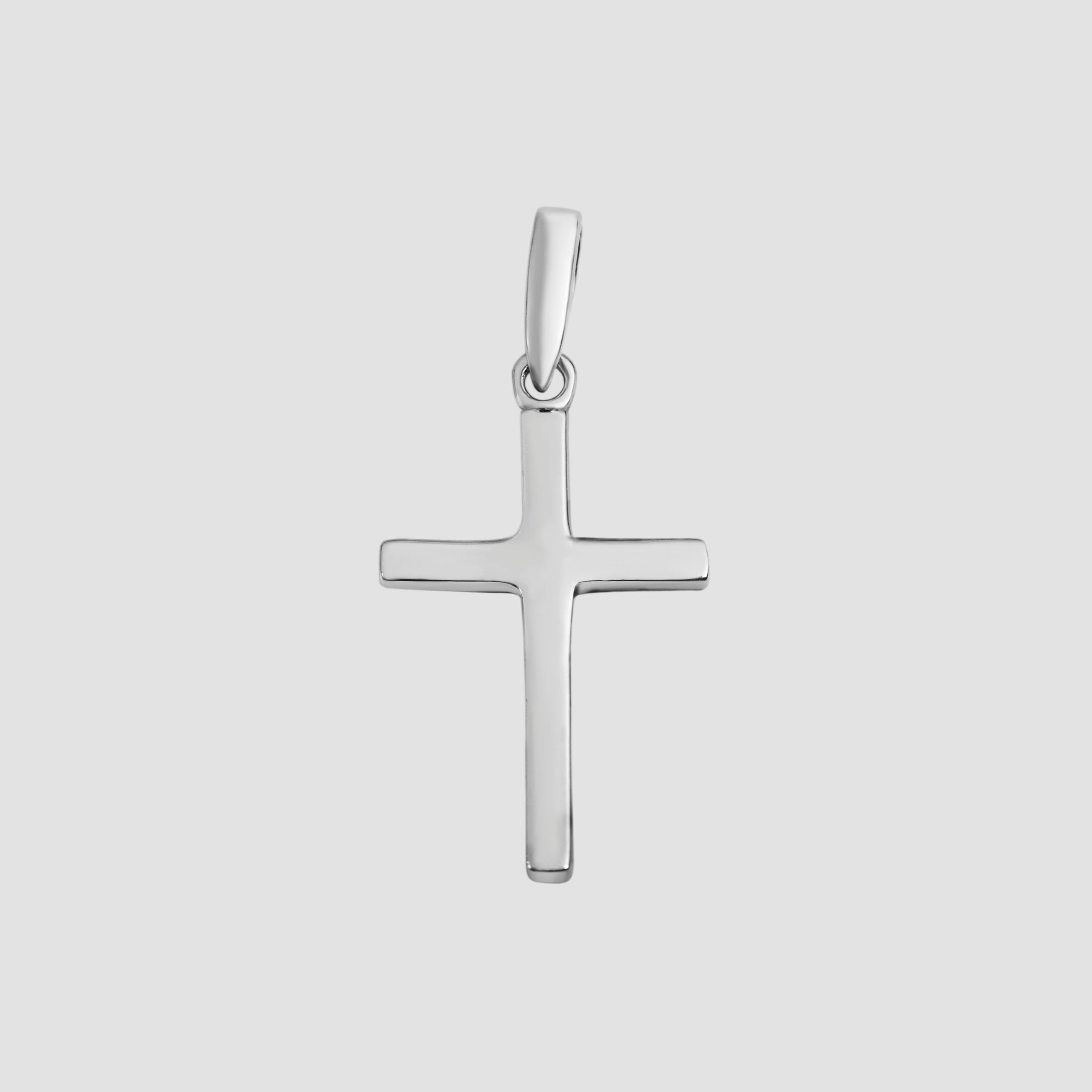 "Pegah" 925/- Echt Silber Anhänger - Kreuz, rhodiniert