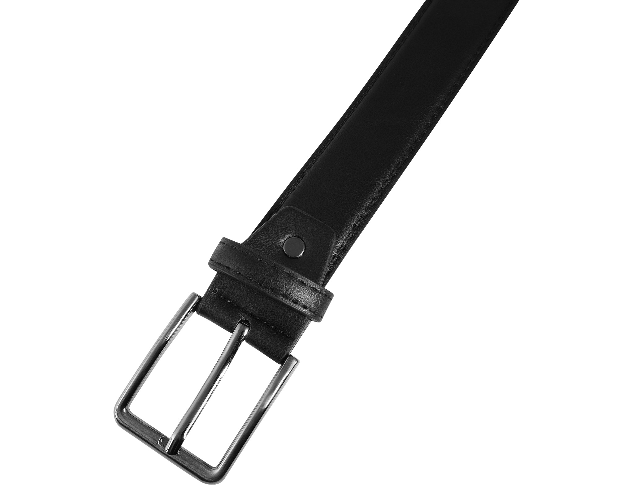Gürtel aus Lederimitat, VE12, 1x Gr. 90 cm, 2x 100 cm, 3x 110 cm, 3x 120 cm, 3x 130 cm, kürzbar, schwarz