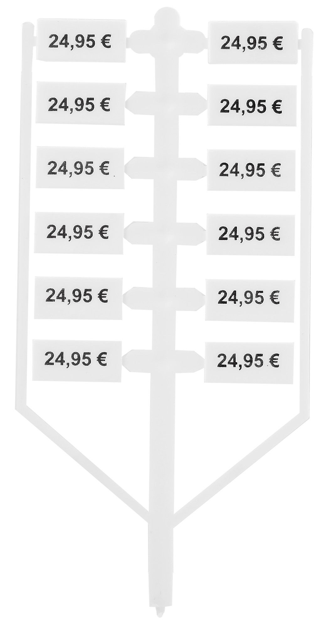 Preisbäumchen, weiß, 12 Preisschilder, 24,95€