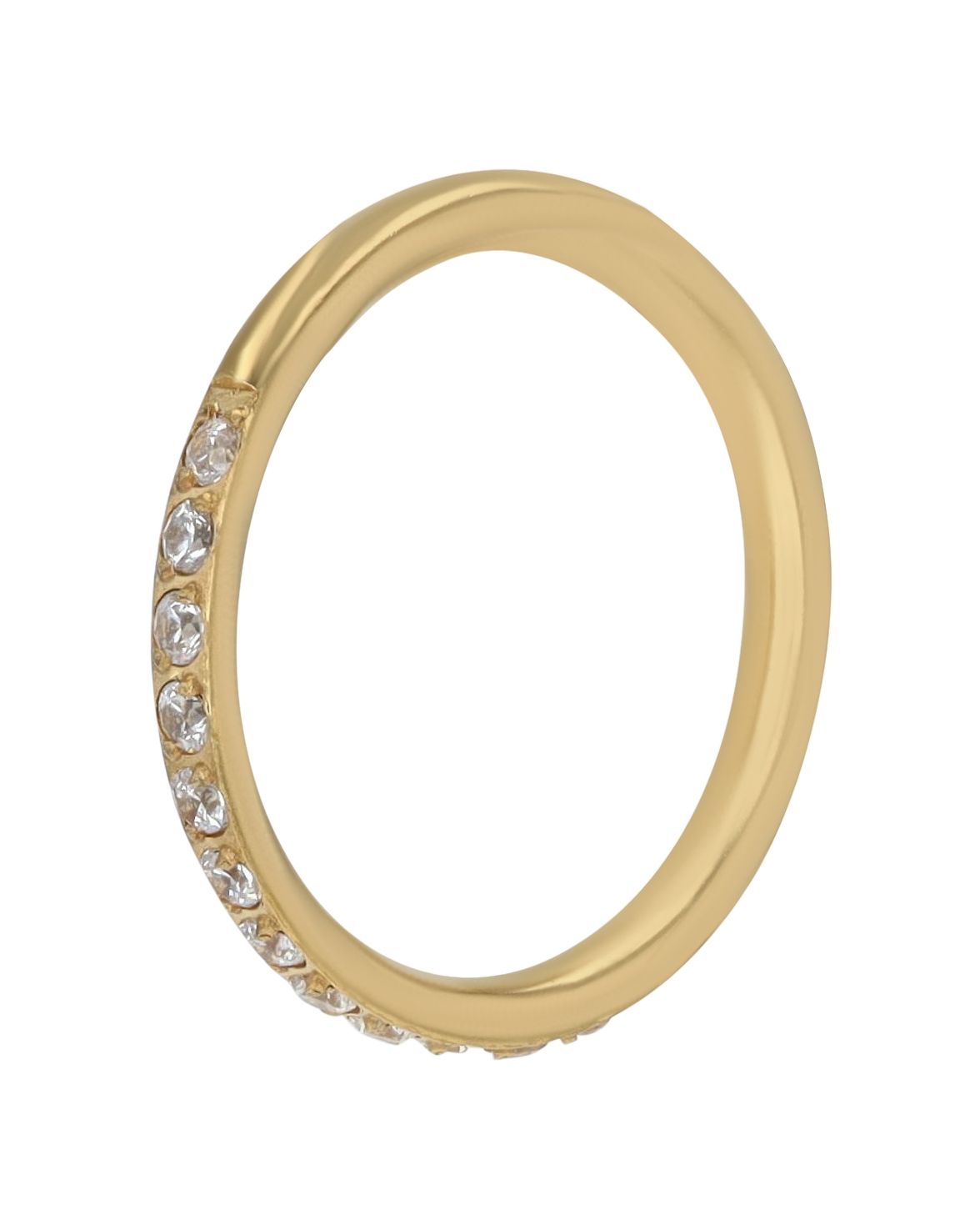 "Nala" Nasenpiercing aus Edelstahl, goldfarben, Nasenring, Besatz, Stärke 1,2 mm / Ø 8 mm