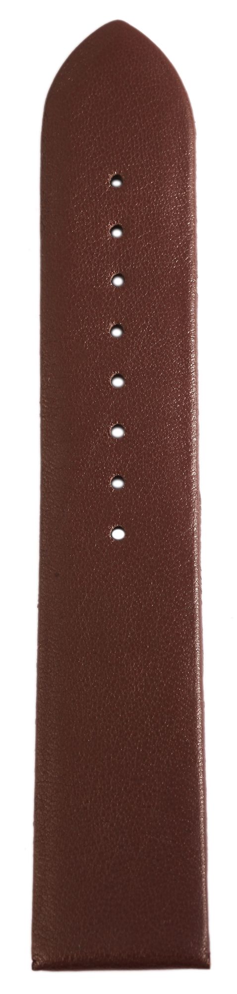 Echtleder-Uhrenarmband, braun, 16 mm