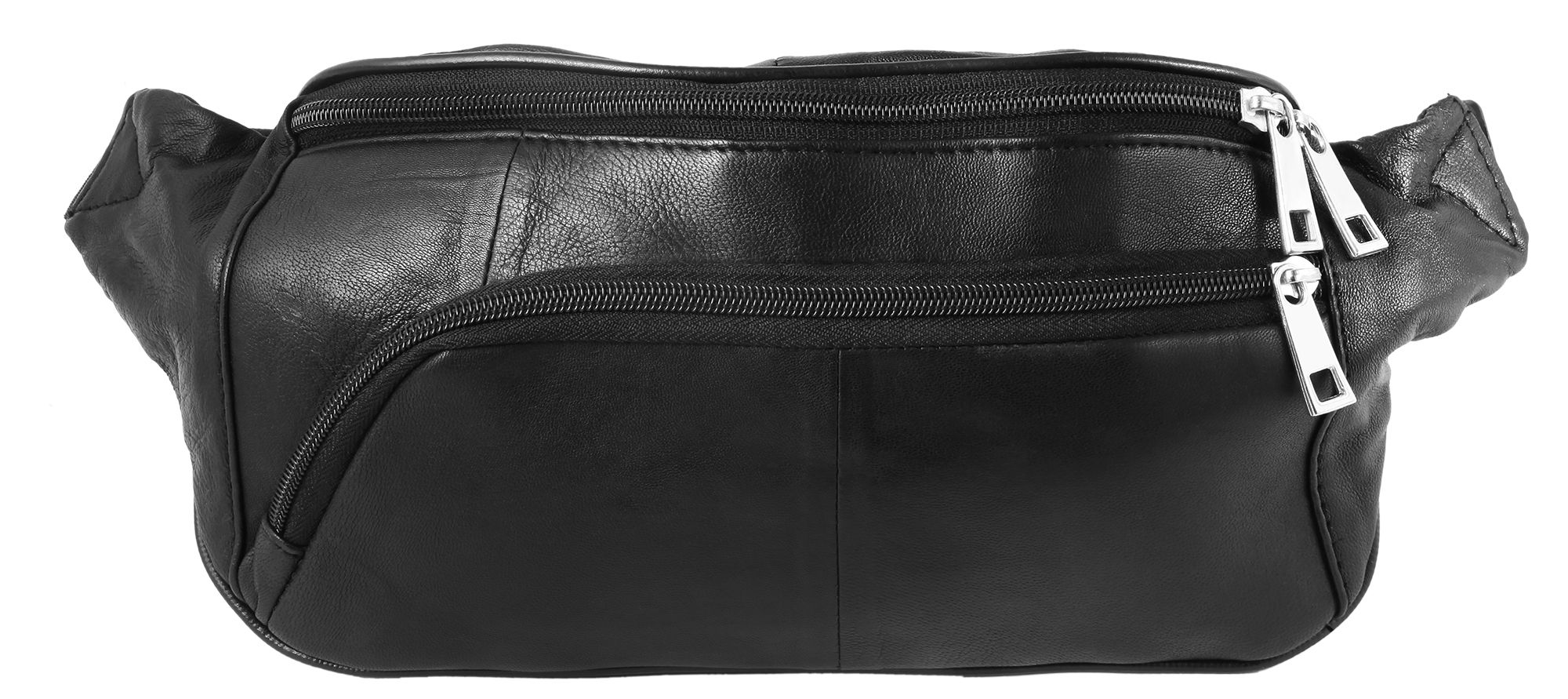 Steinmeister Hüfttasche aus Echtleder, schwarz