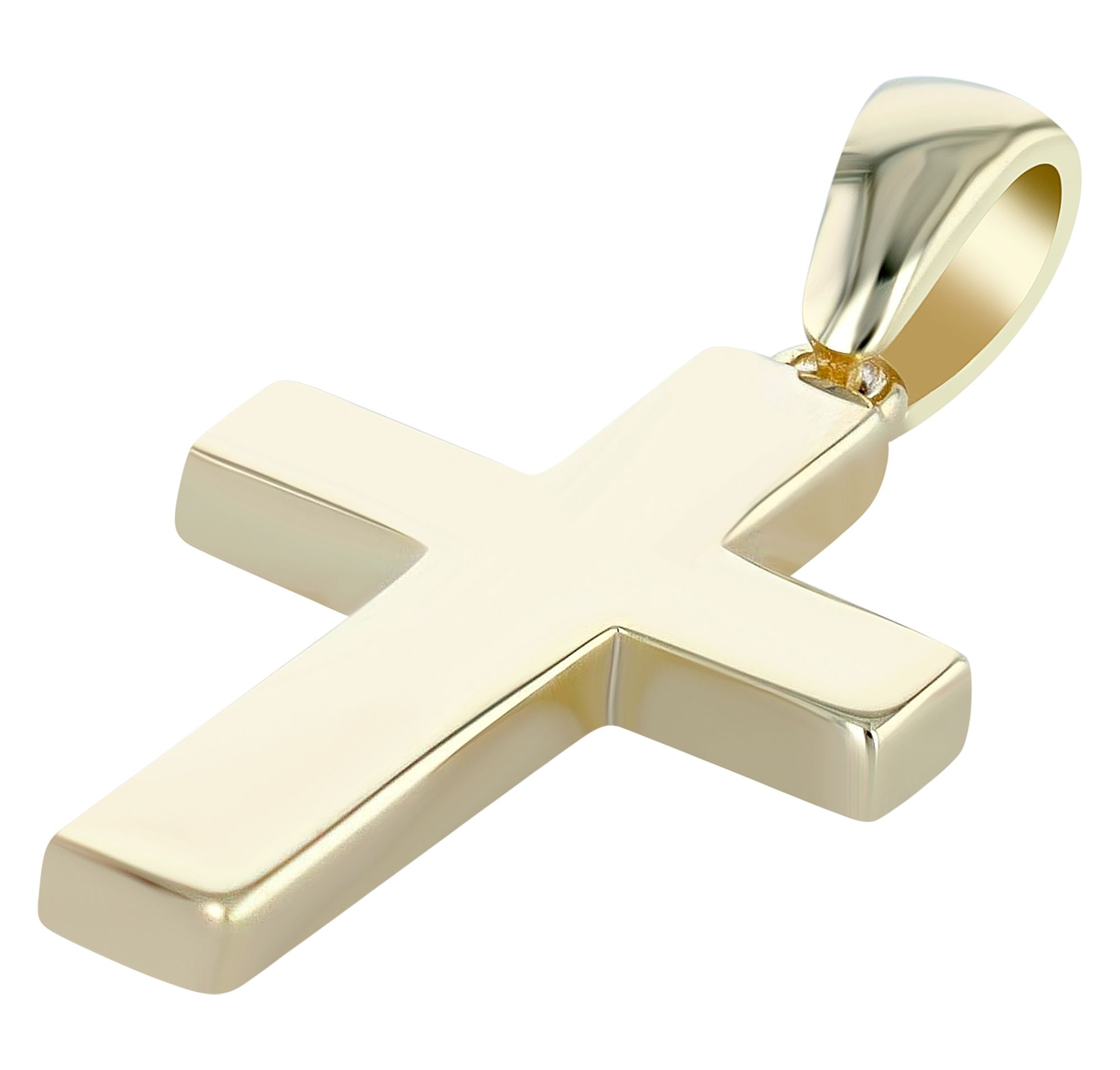 "Hallie" 925/- Echt Silber, Anhänger Kreuz, vergoldet