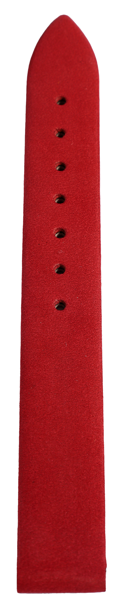 Echtleder Uhrenarmband, dunkelrot, nahtlos, 14 mm