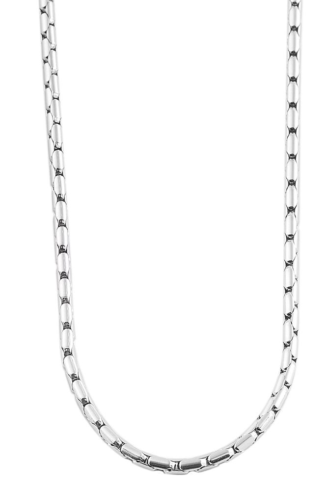 Akzent Edelstahl-Kobrakette, Länge 60 cm