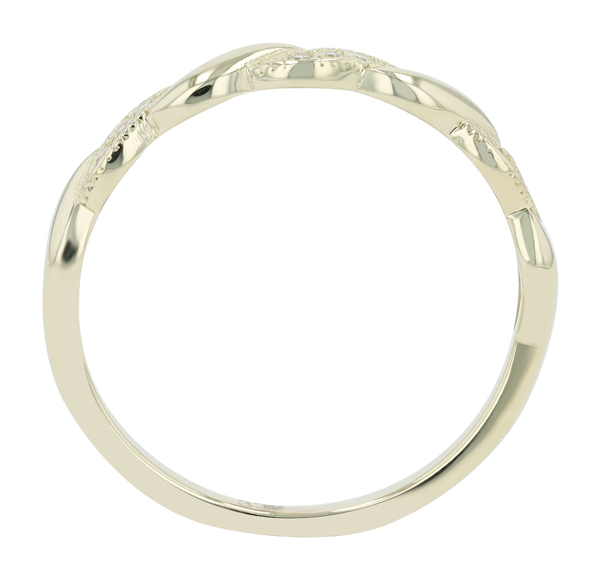333/- Gold Ring "Akley", 8 Karat, Goldfarbig, Gr. 50