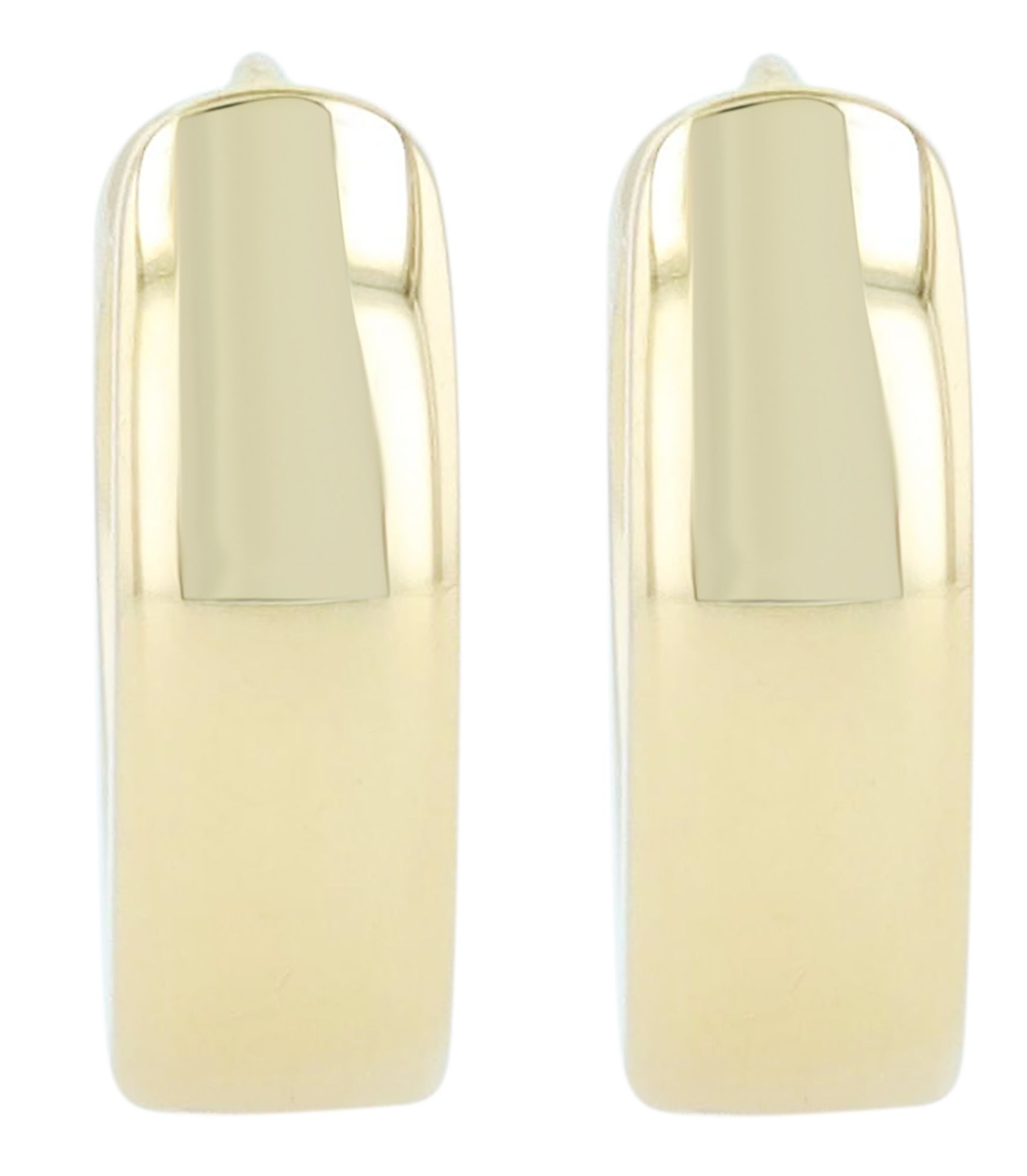 "Maithe" 925/- Echt Silber Creolen/ Huggie, Ø 9mm, vergoldet