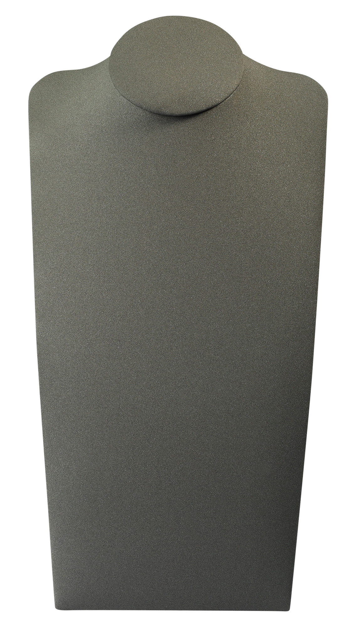 Büste (Dekoserie Soft) 2 Stück, PU-bezogen, 25 cm, grau