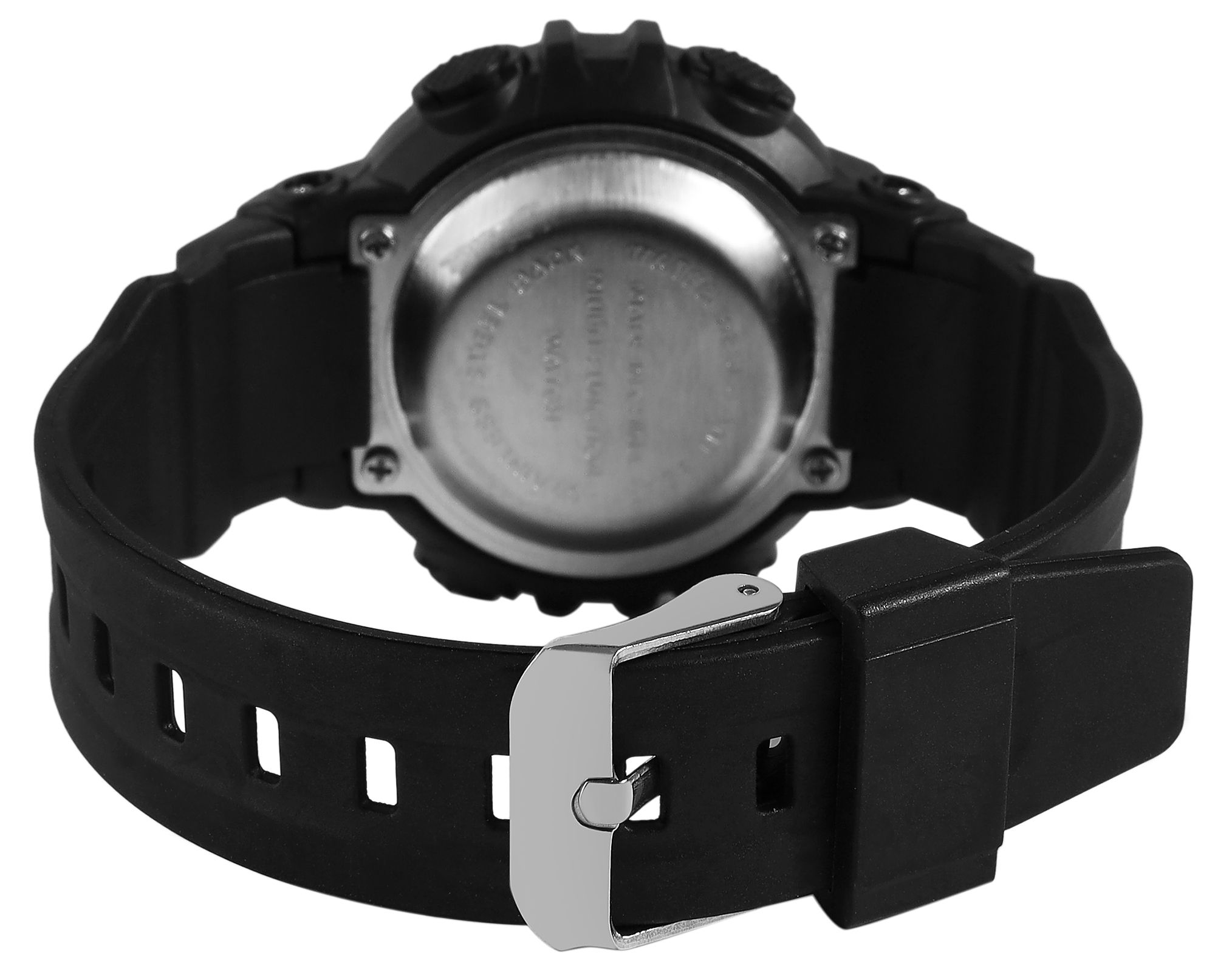 Xinjia Damen Digitaluhr mit Silikonband, Schwarz