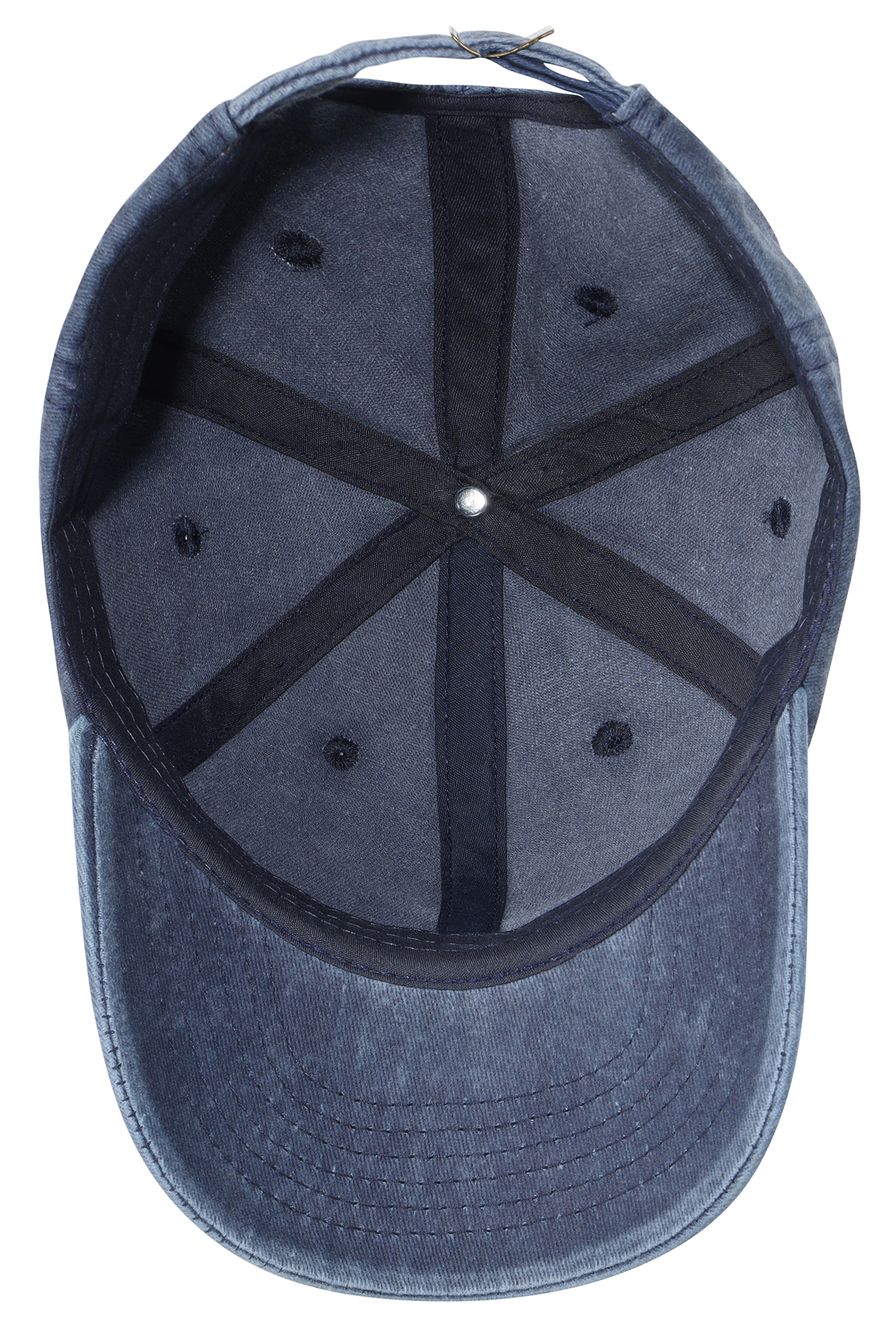 Caps/ Basecaps, VE 4, Used-Look, blau