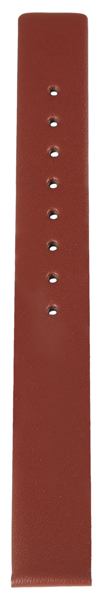 Echtleder-Uhrenarmband, braun, 12 mm