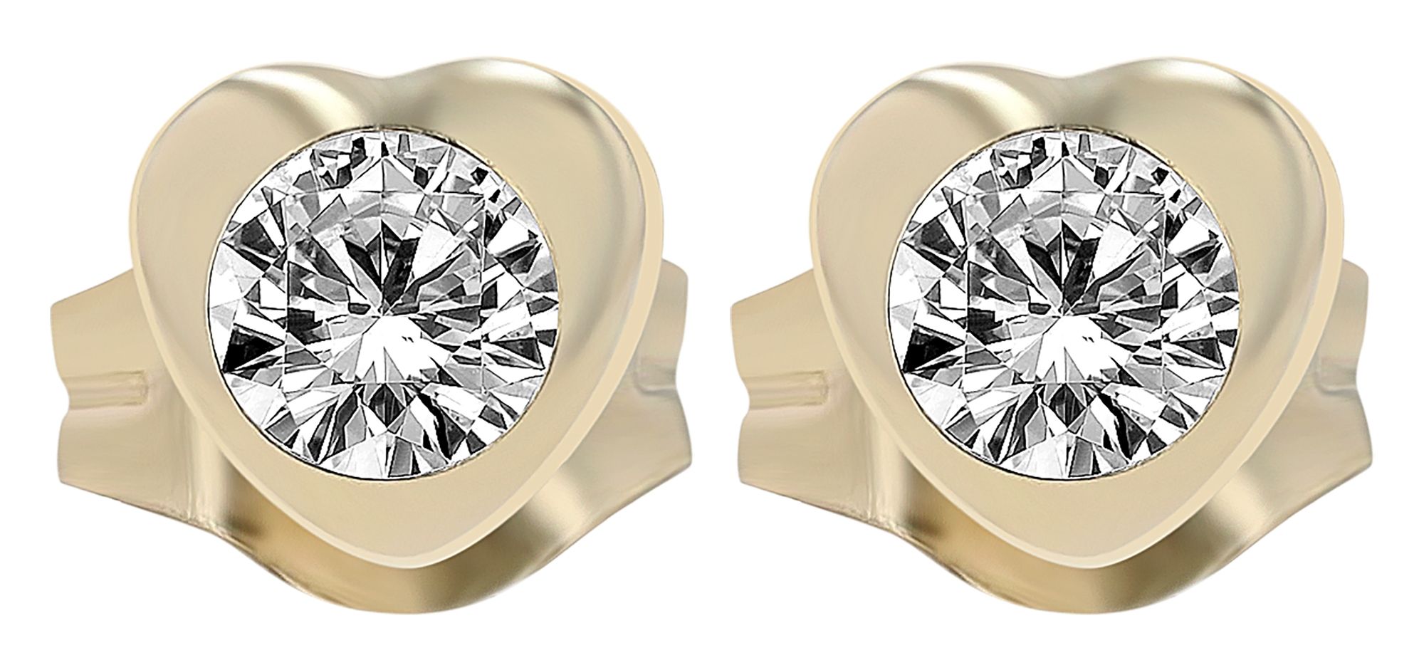333er Gold Ohrstecker, Gelbgold, 8 Karat