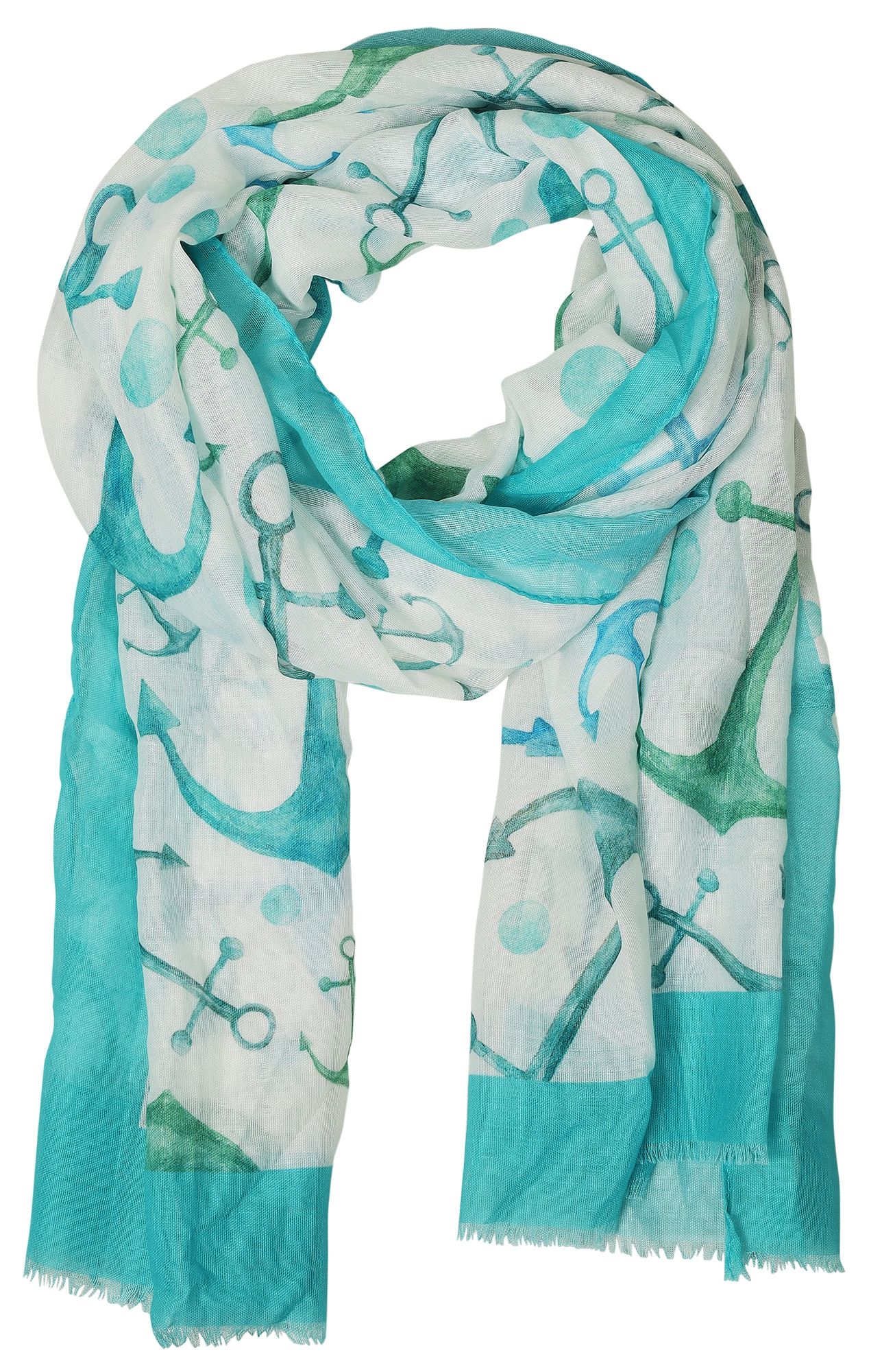 Schalpaket farblich sortiert, 170 x 70 cm, 100% Polyester, VE 12, maritim