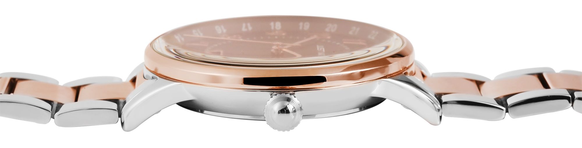 Just Watch Herrenuhr mit Edelstahlarmband, silber- & roségoldfarben